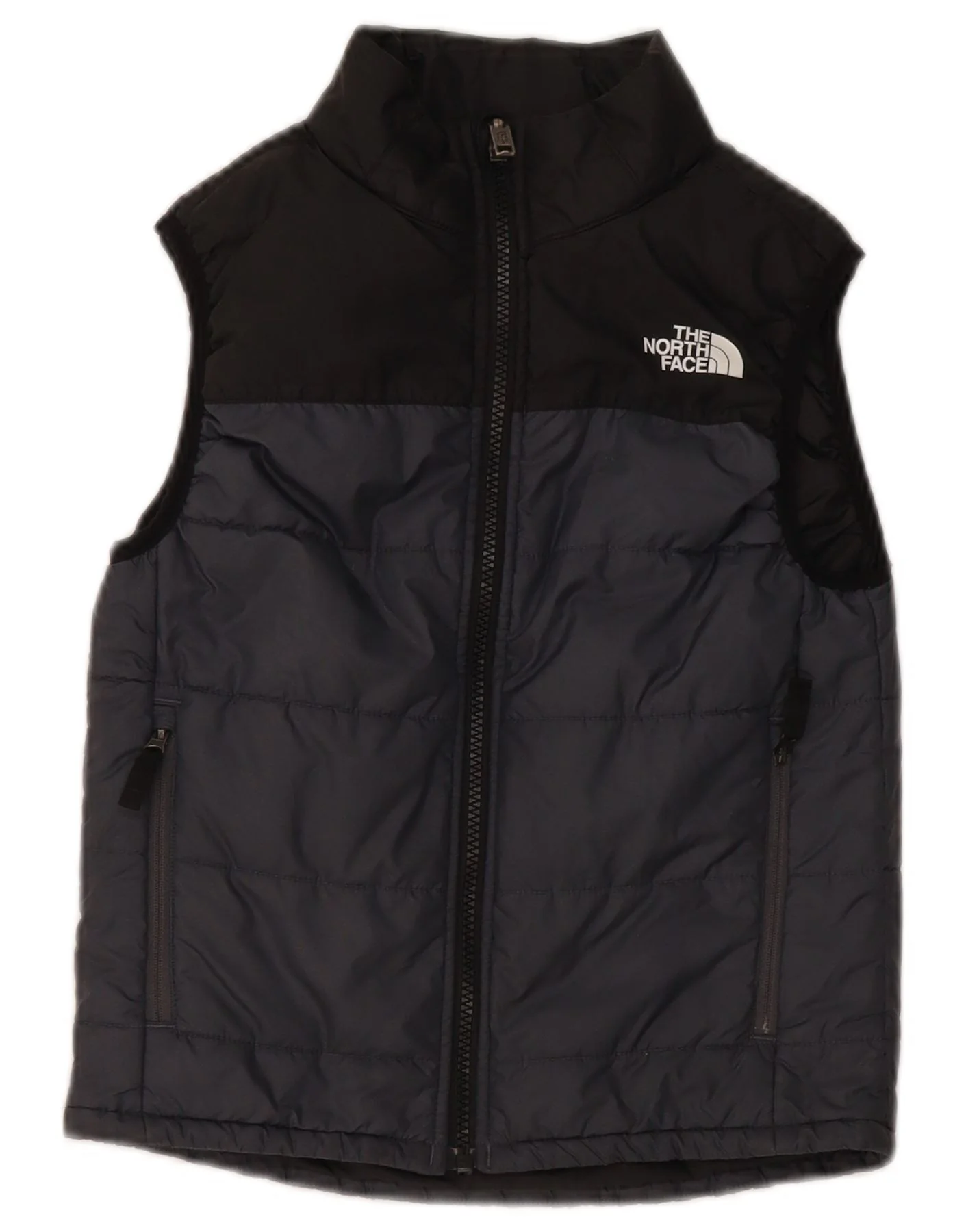 The North Face Boys Padded Gilet 7-8 Years Small Grey Colourblock Polyester