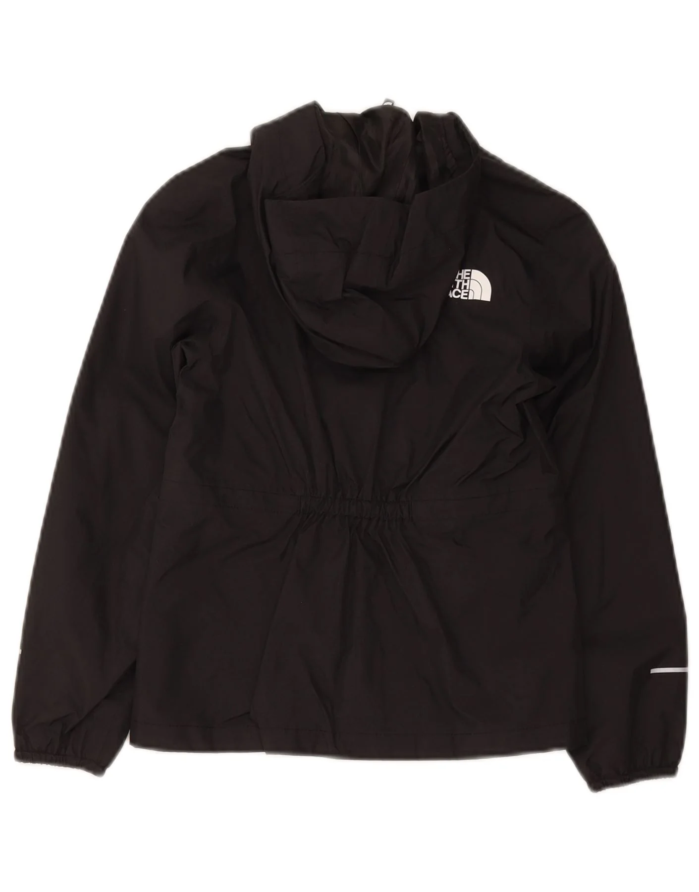 The North Face Girls Dryvent Hooded Rain Jacket 7-8 Years Small Black Nylon - Image 2