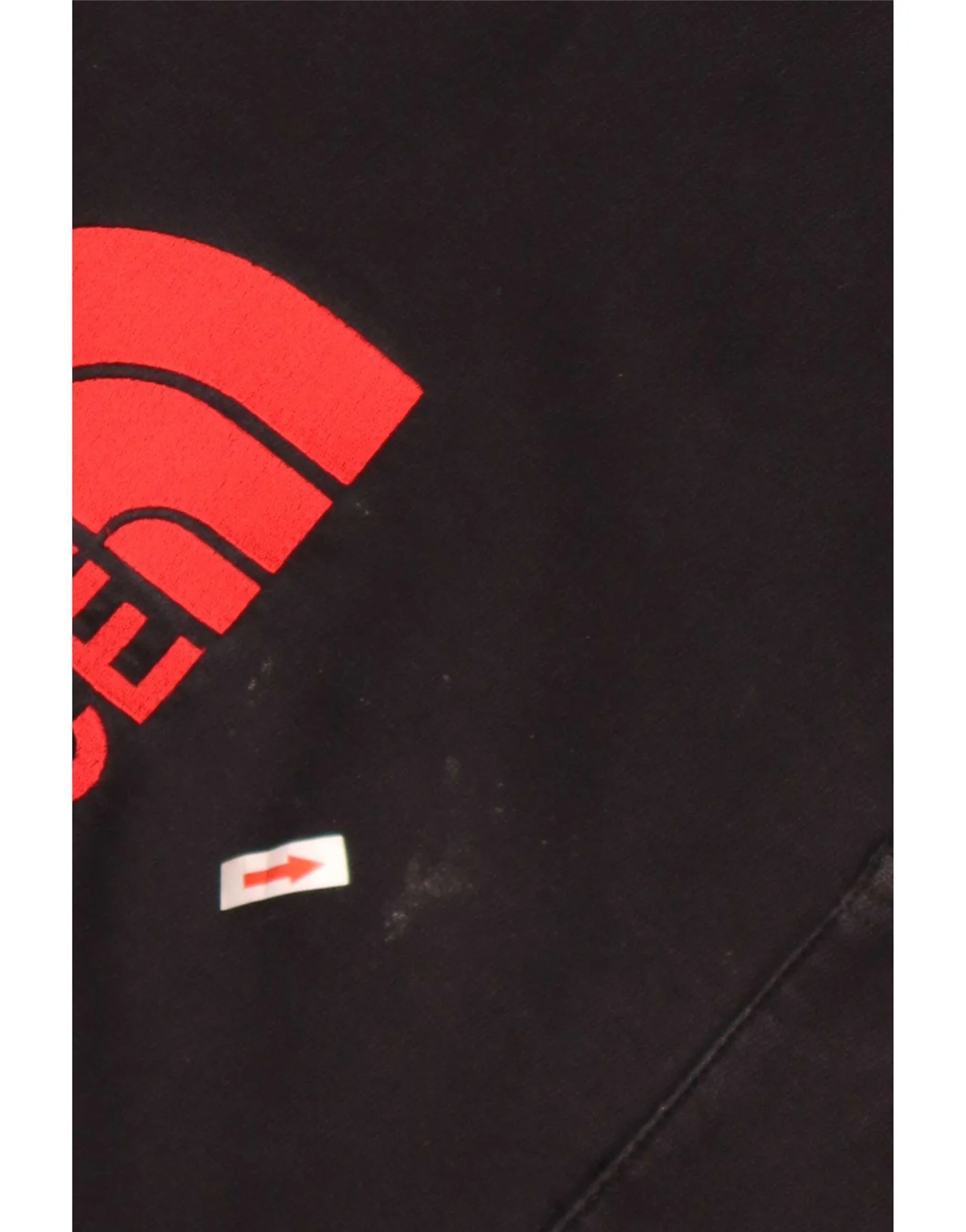 The North Face Girls Graphic Hoodie Jumper 13-14 Years XL Black Cotton - Image 4
