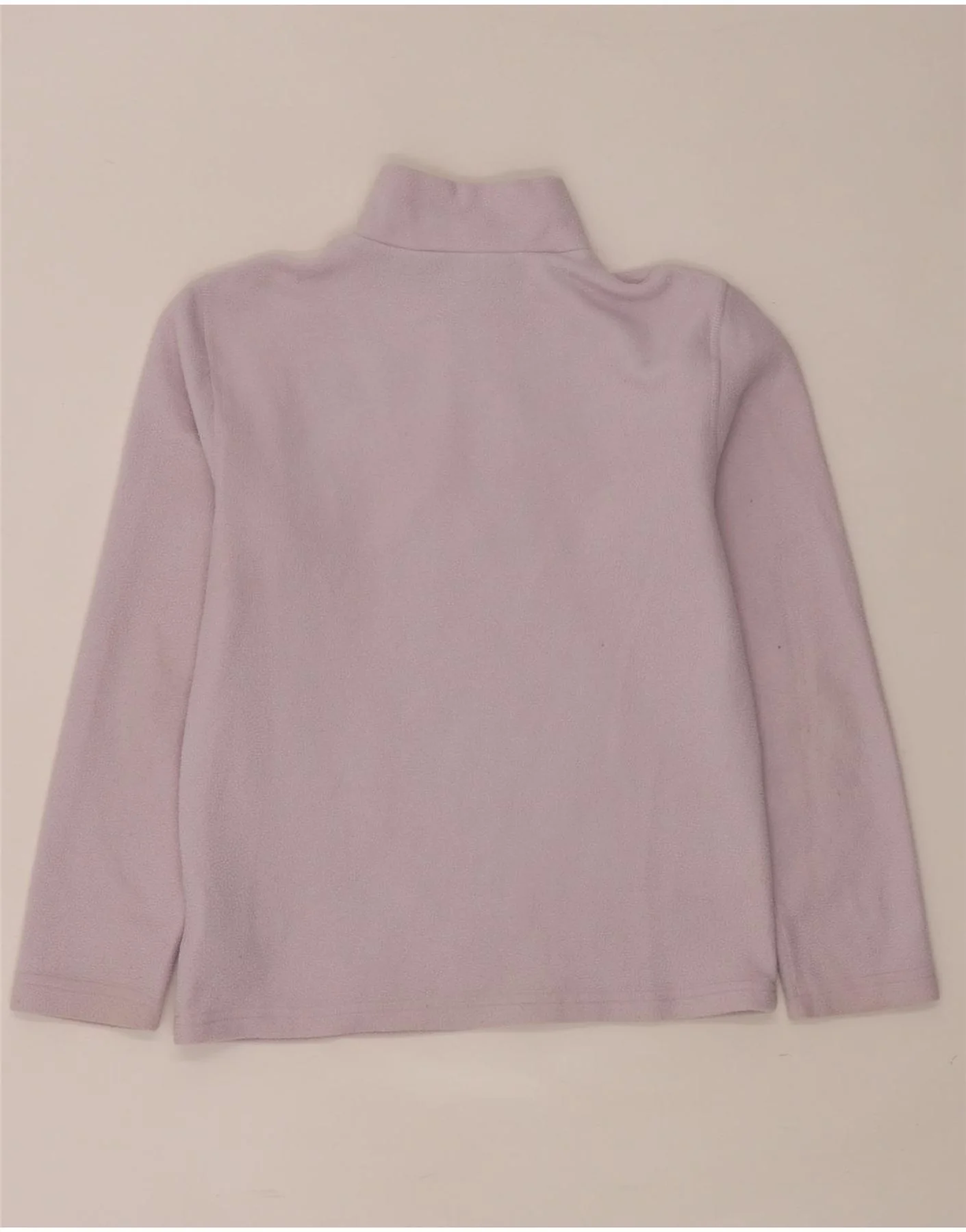 The North Face Girls Zip Neck Fleece Jumper 11-12 Years Large Purple - Image 2