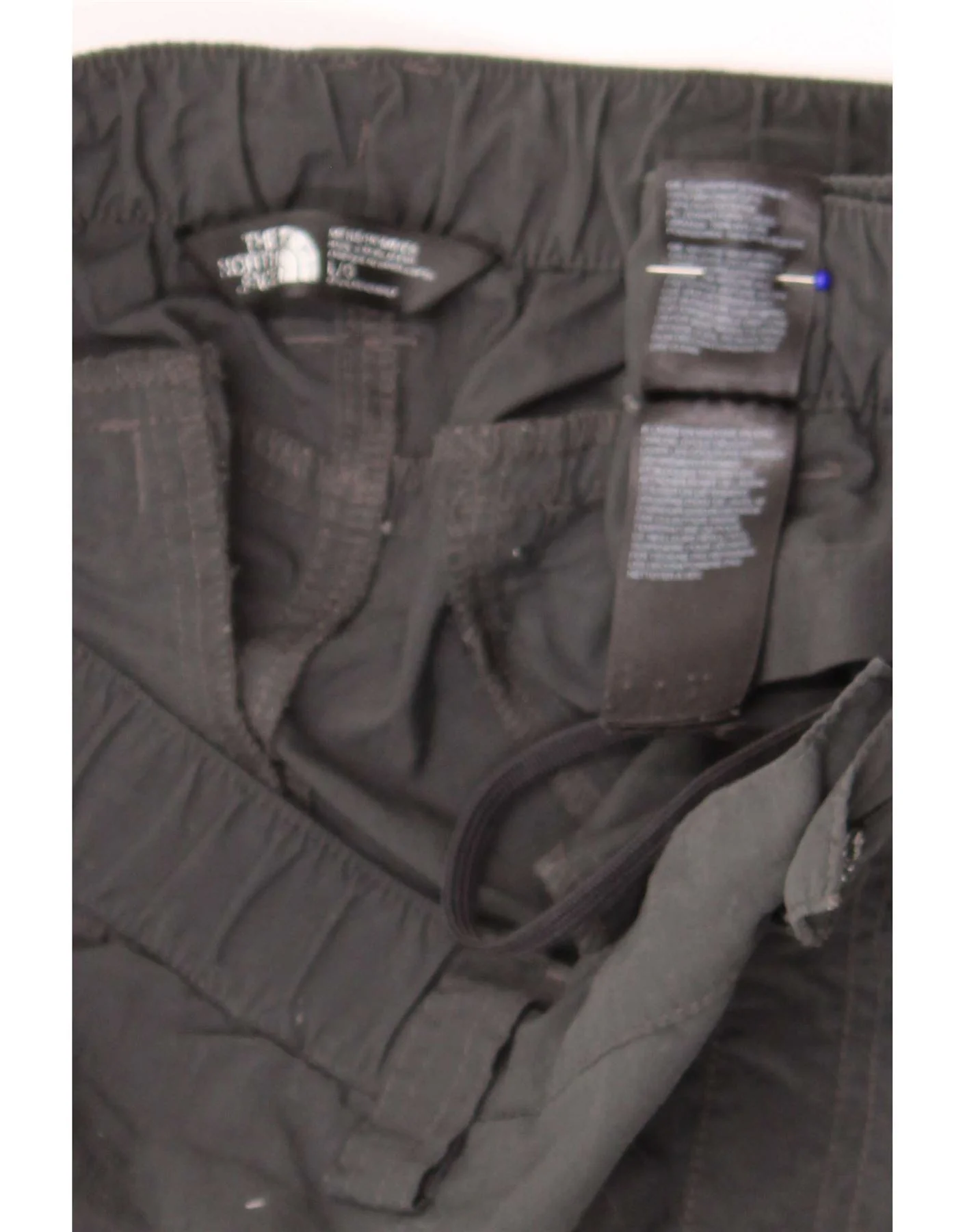 The North Face Mens Cargo Shorts Large W34 Grey Nylon - Image 3