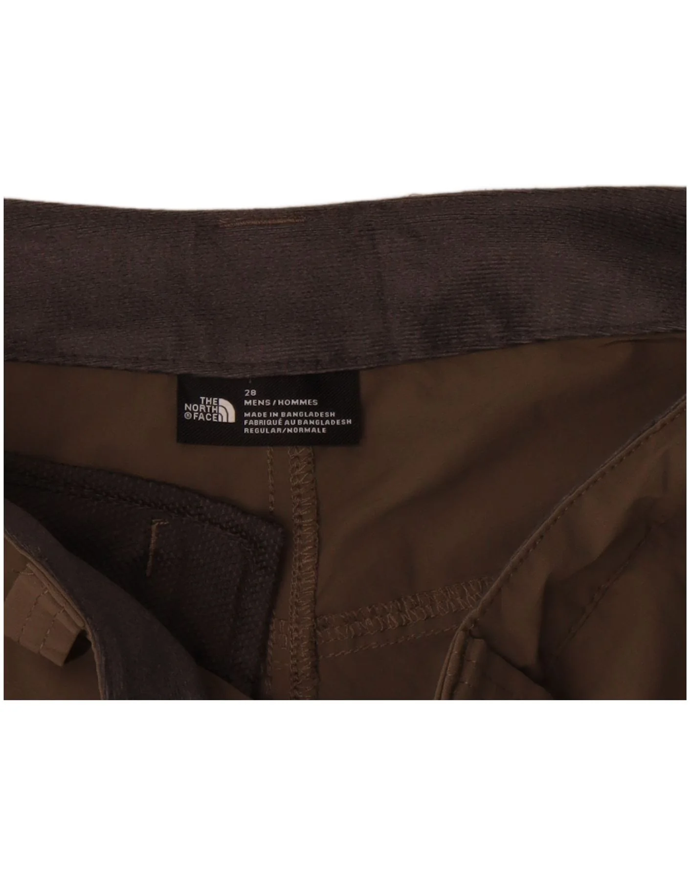 The North Face Mens Cargo Shorts W28 Small Brown Nylon - Image 3