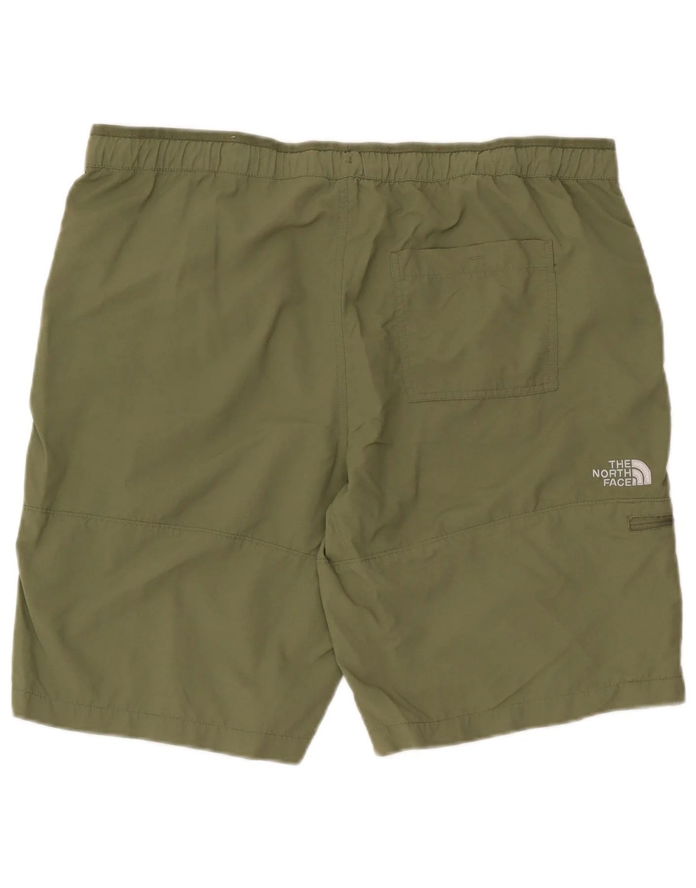 The North Face Mens Cargo Sport Shorts Large Khaki Nylon - Image 2
