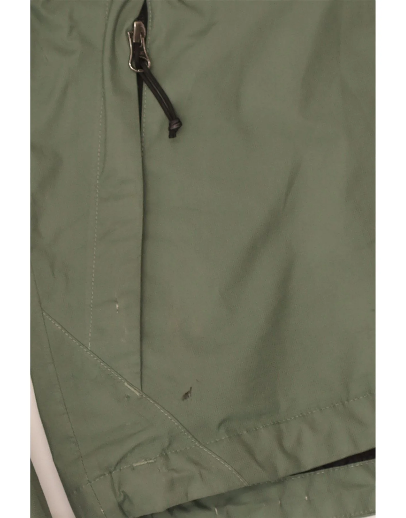 The North Face Mens Dryvent Hooded Rain Jacket UK 34 XS Green Colourblock - Image 3
