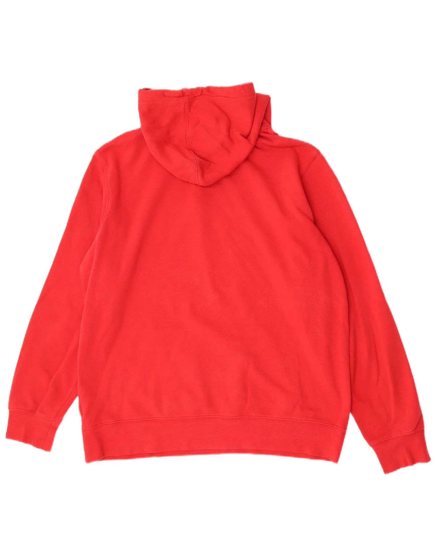 The North Face Mens Graphic Hoodie Jumper Large Red Cotton - Image 2