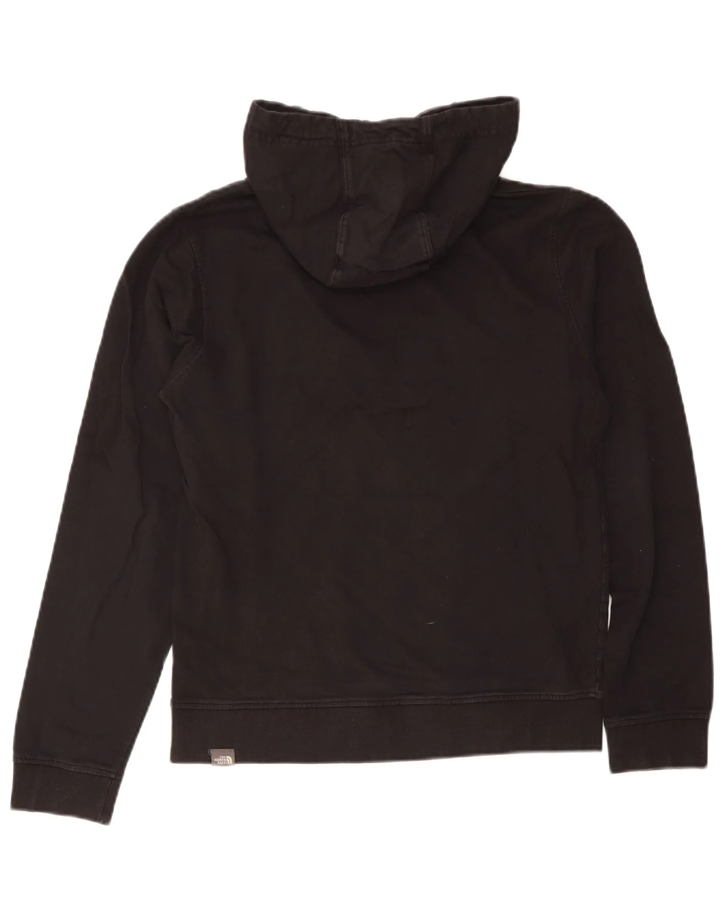 The North Face Mens Graphic Hoodie Jumper Small Black Cotton - Image 2