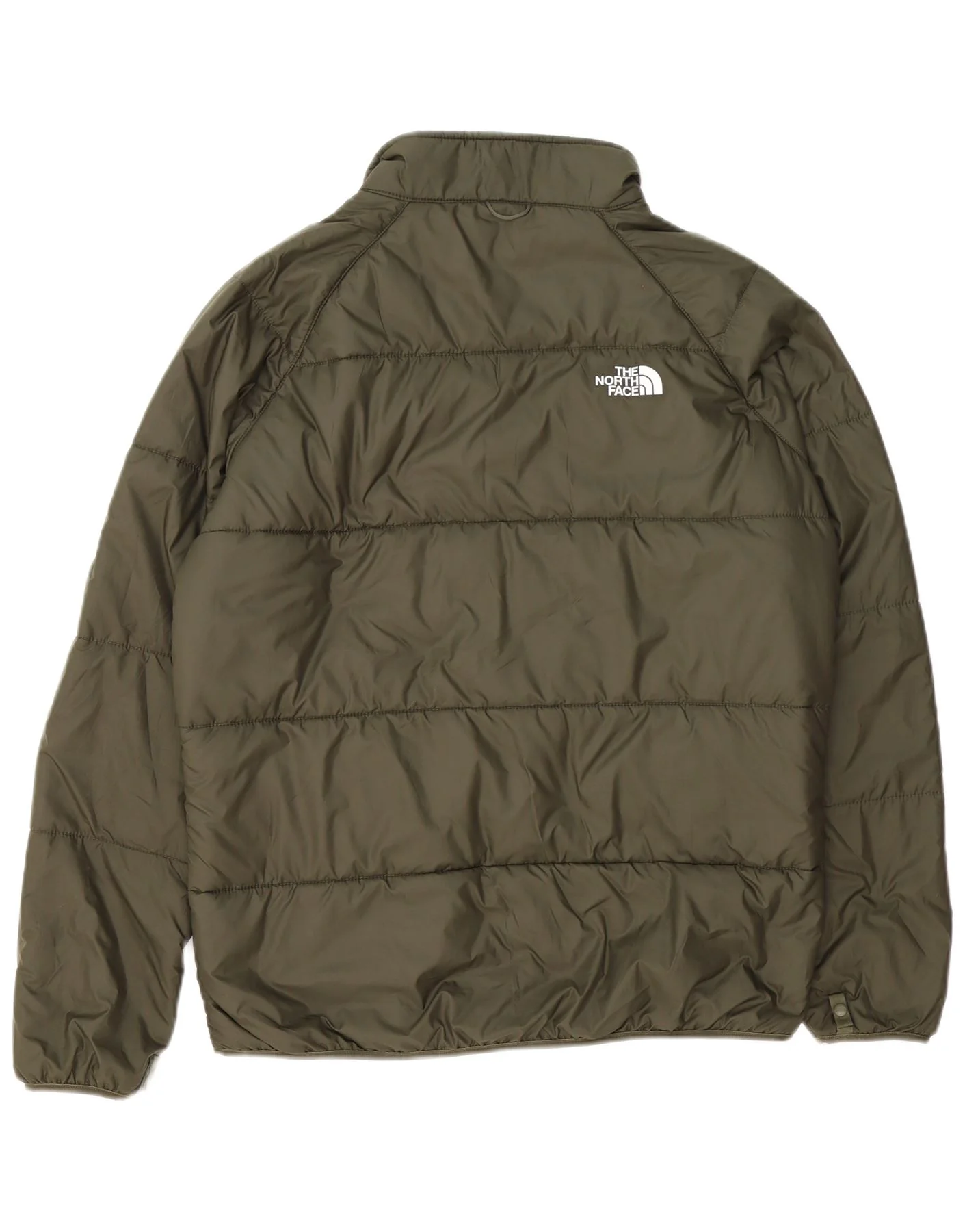 The North Face Mens Graphic Liner Padded Jacket UK 40 Large Green Polyester - Image 2