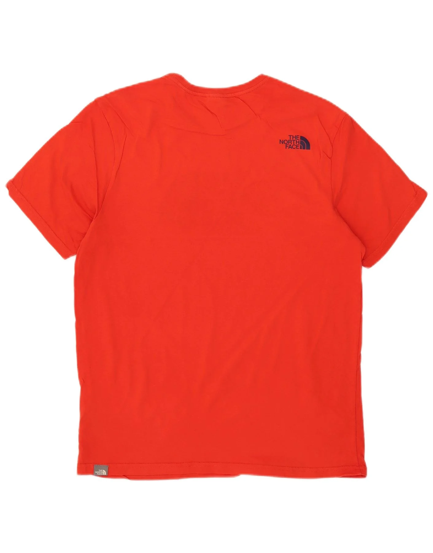 The North Face Mens Graphic T-Shirt Top Medium Red Cotton - Image 2