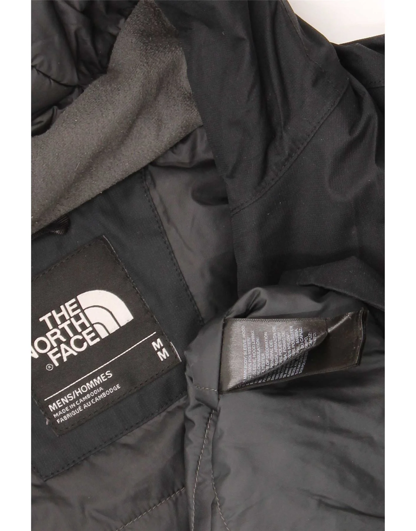 The North Face Mens Hooded Windbreaker Jacket UK 38 Medium Black Polyester - Image 3