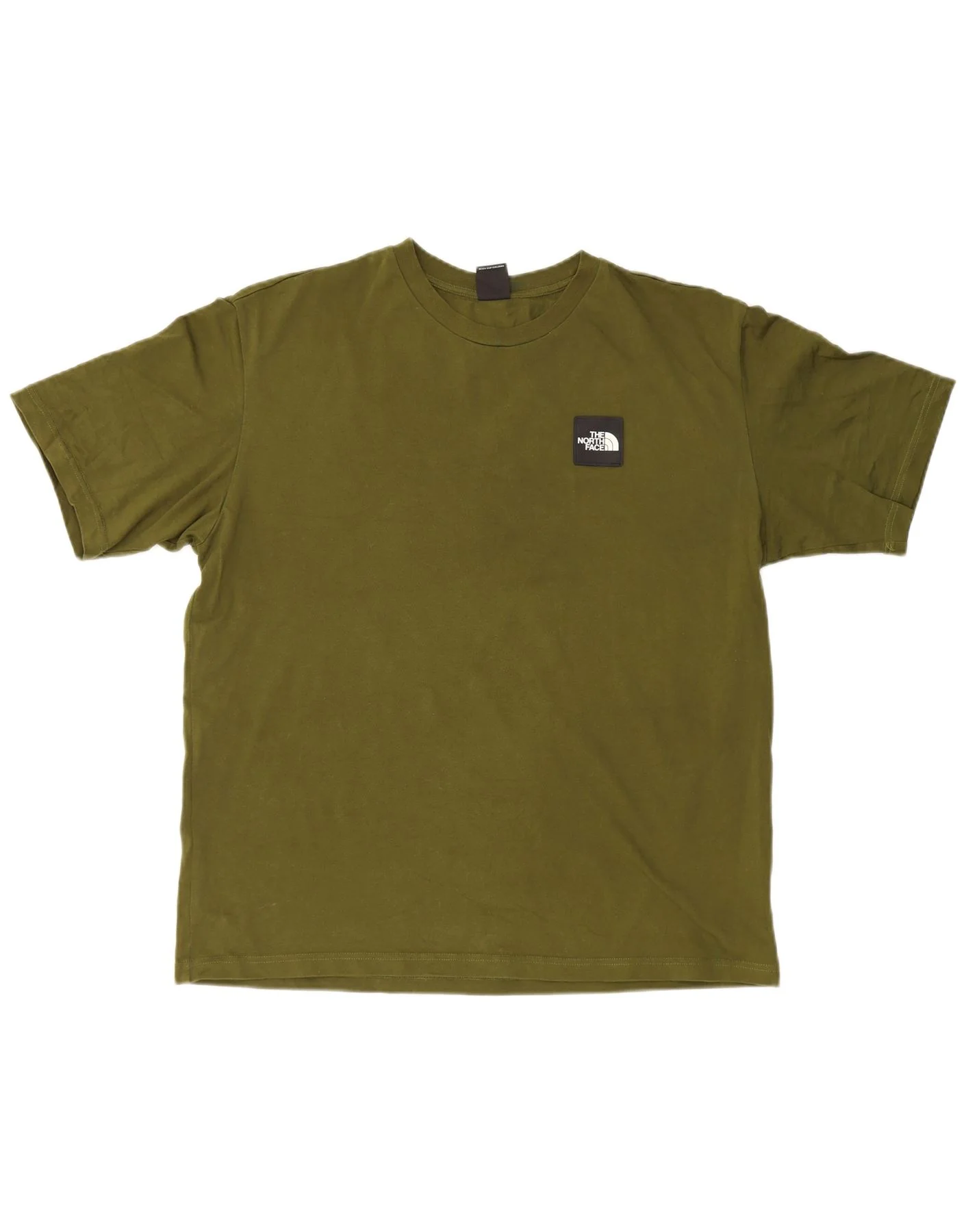 The North Face Mens T-Shirt Top Large Green Cotton