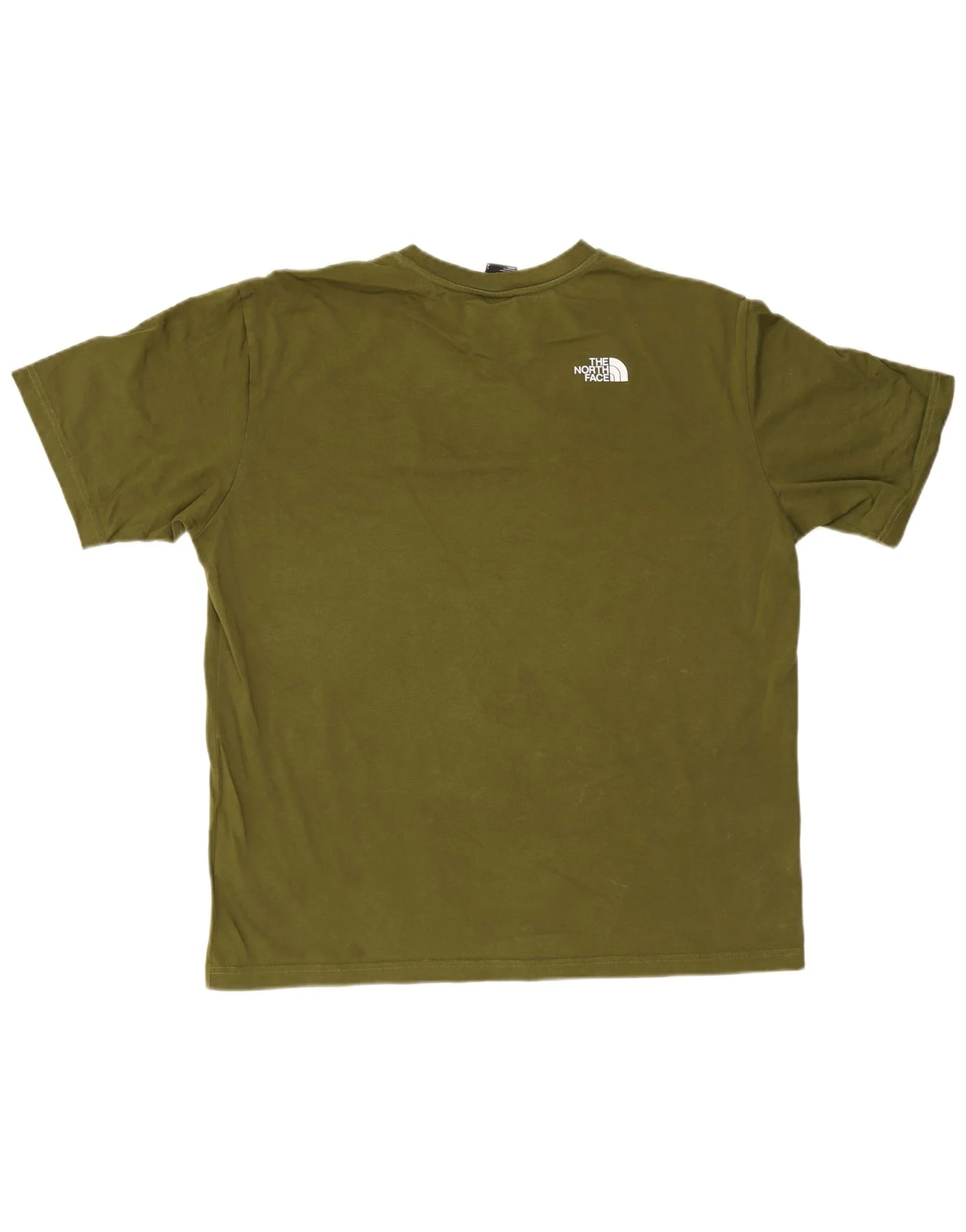 The North Face Mens T-Shirt Top Large Green Cotton - Image 2