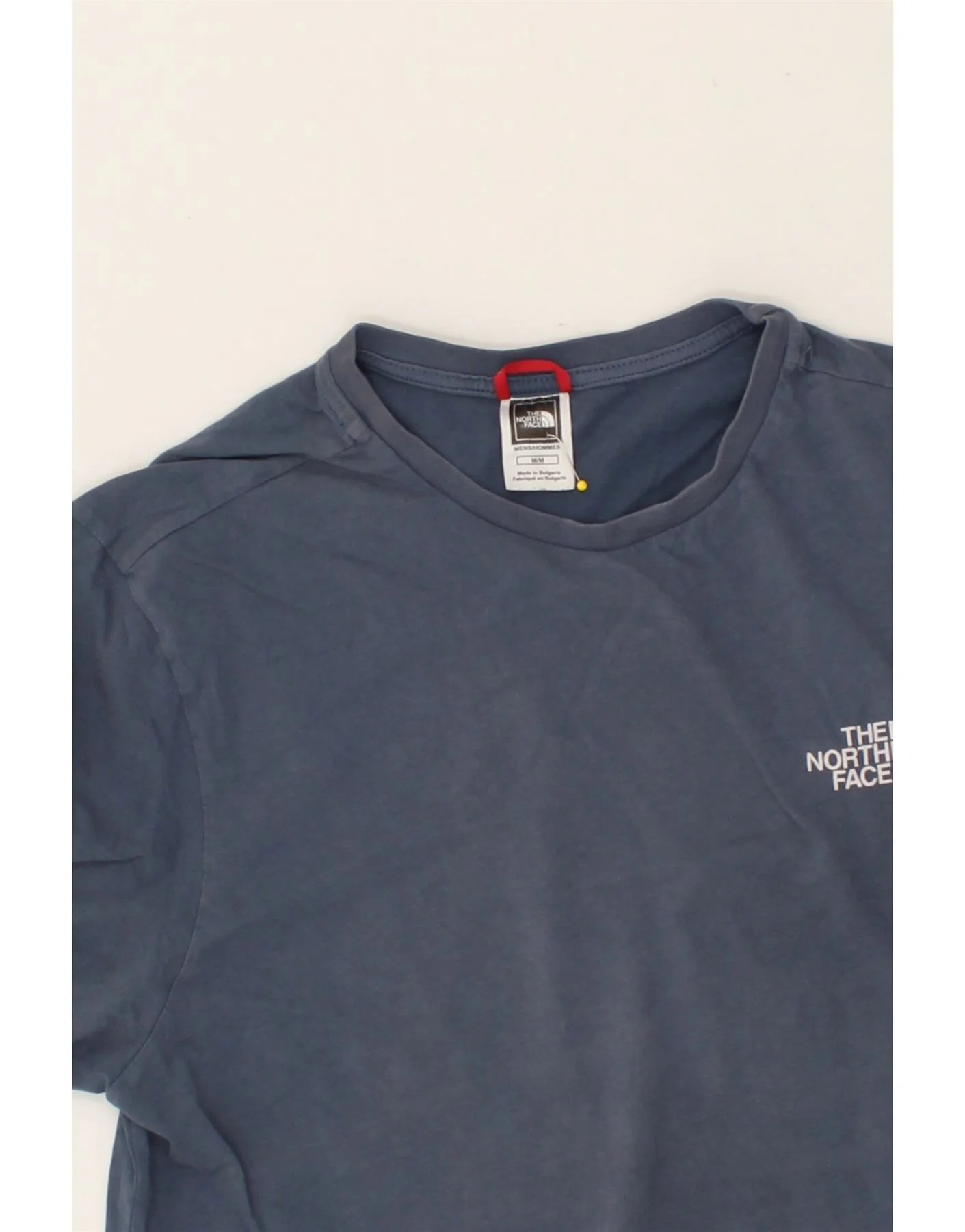 THE NORTH FACE Mens T-Shirt Top Medium Navy Blue Cotton - Image 3