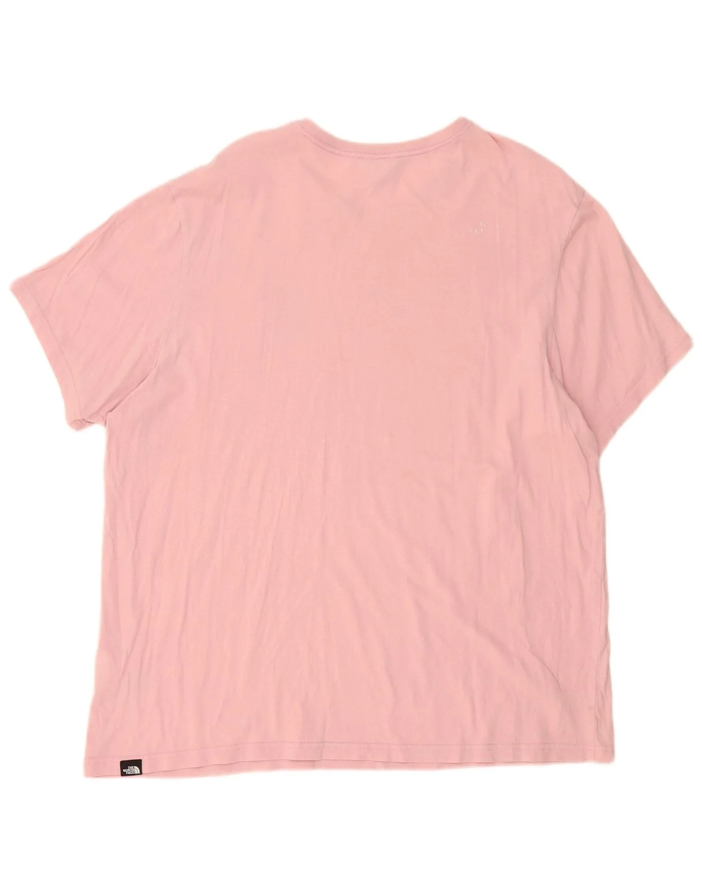 The North Face Mens T-Shirt Top XL Pink Cotton - Image 2