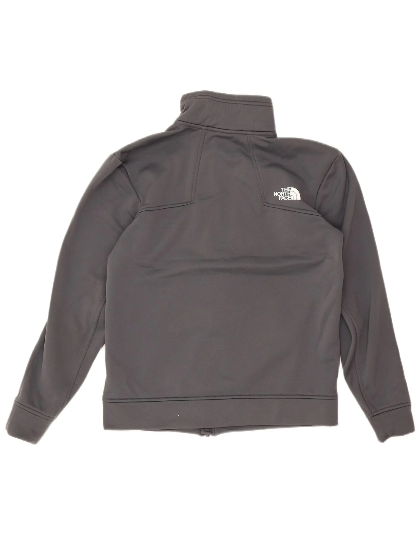 The North Face Mens Tracksuit Top Jacket Small Grey Polyester - Image 2