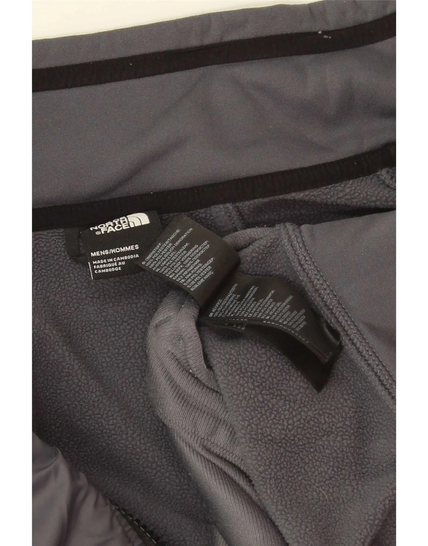 The North Face Mens Tracksuit Top Jacket Small Grey Polyester - Image 3