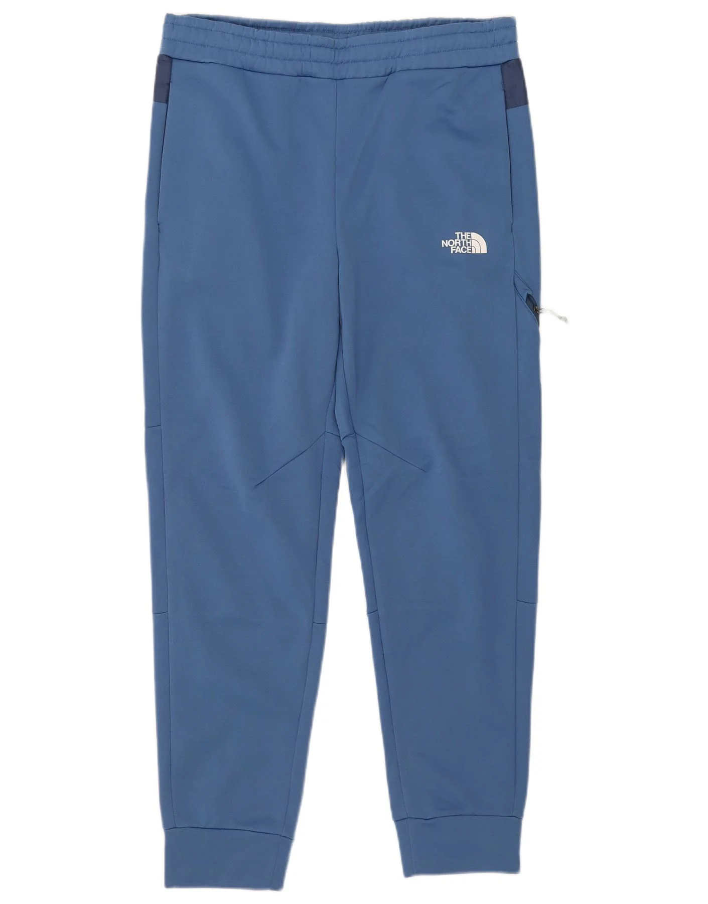 The North Face Mens Tracksuit Trousers Joggers Medium Blue Colourblock