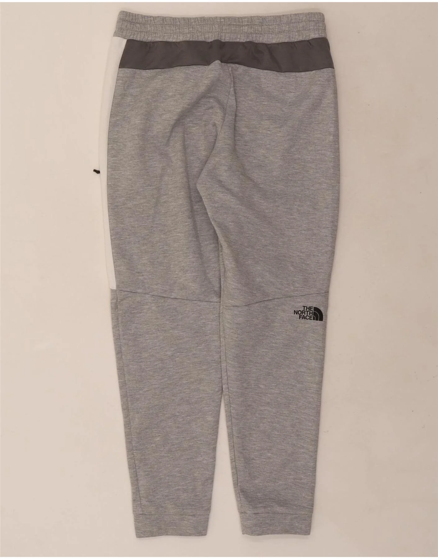 The North Face Mens Tracksuit Trousers Joggers Medium Grey Colourblock - Image 2