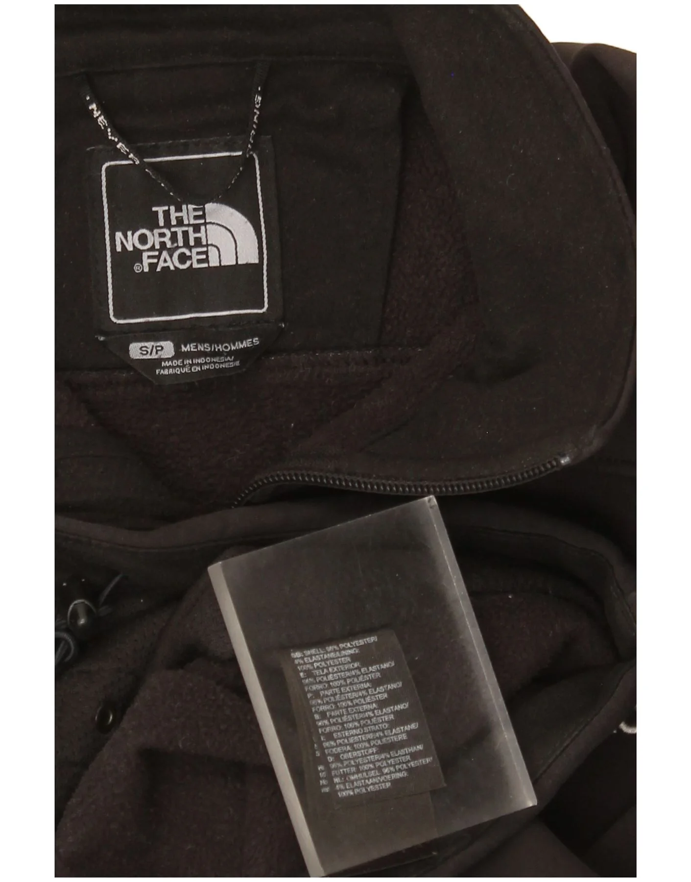 The North Face Mens Windbreaker Jacket UK 36 Small Black Polyester - Image 5