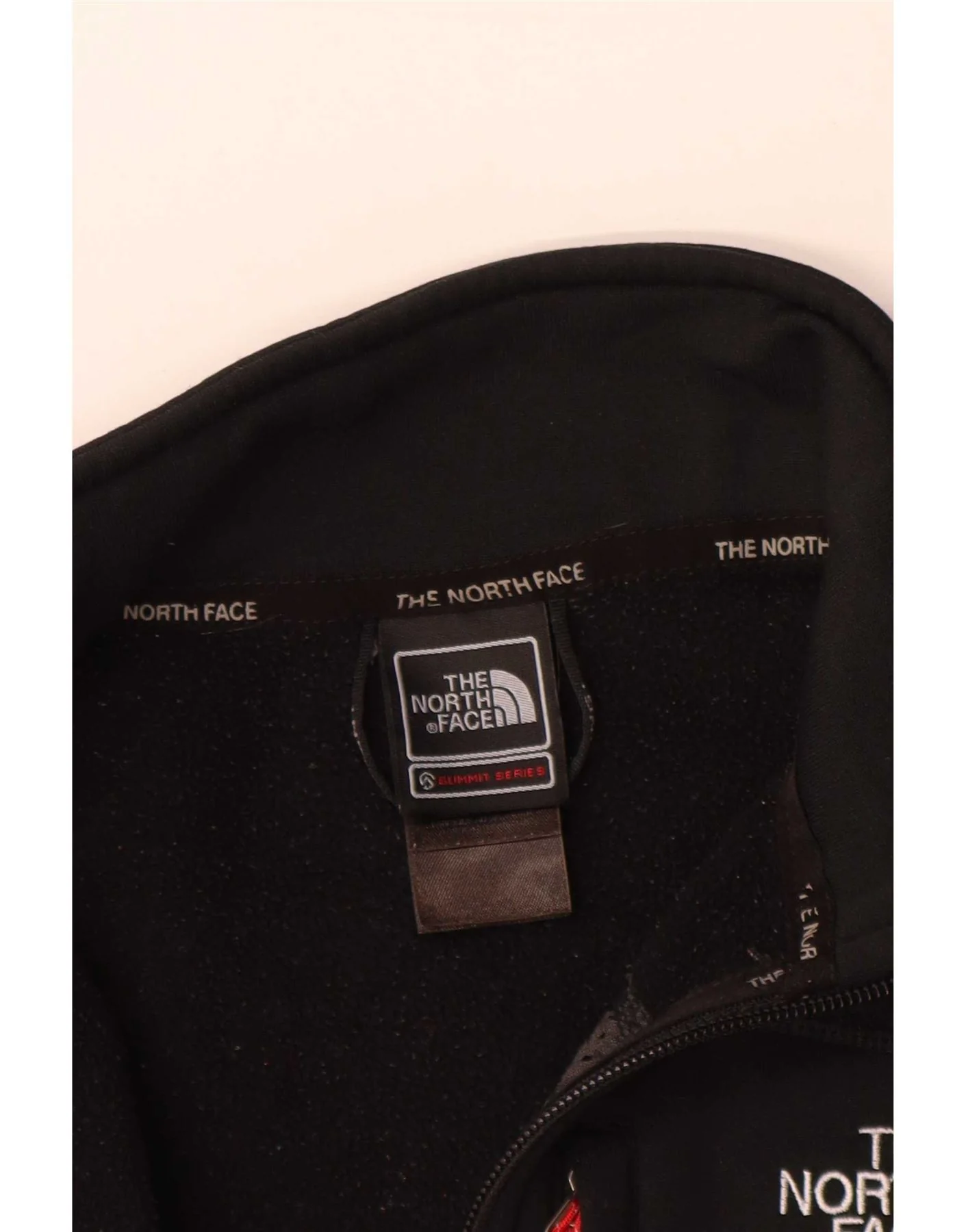 The North Face Mens Zip Neck Sweatshirt Jumper Small Black Polyester - Image 4