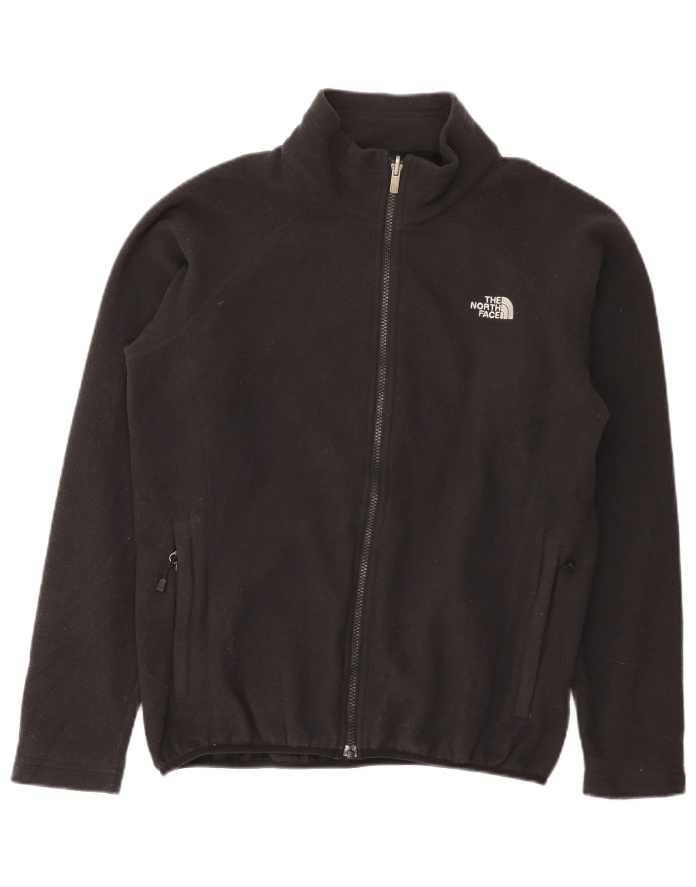 The North Face Womens Fleece Jacket UK 14 Medium Black Polyester