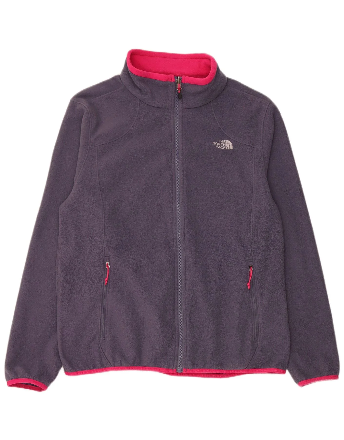 The North Face Womens Fleece Jacket UK 18 XL Purple Polyester