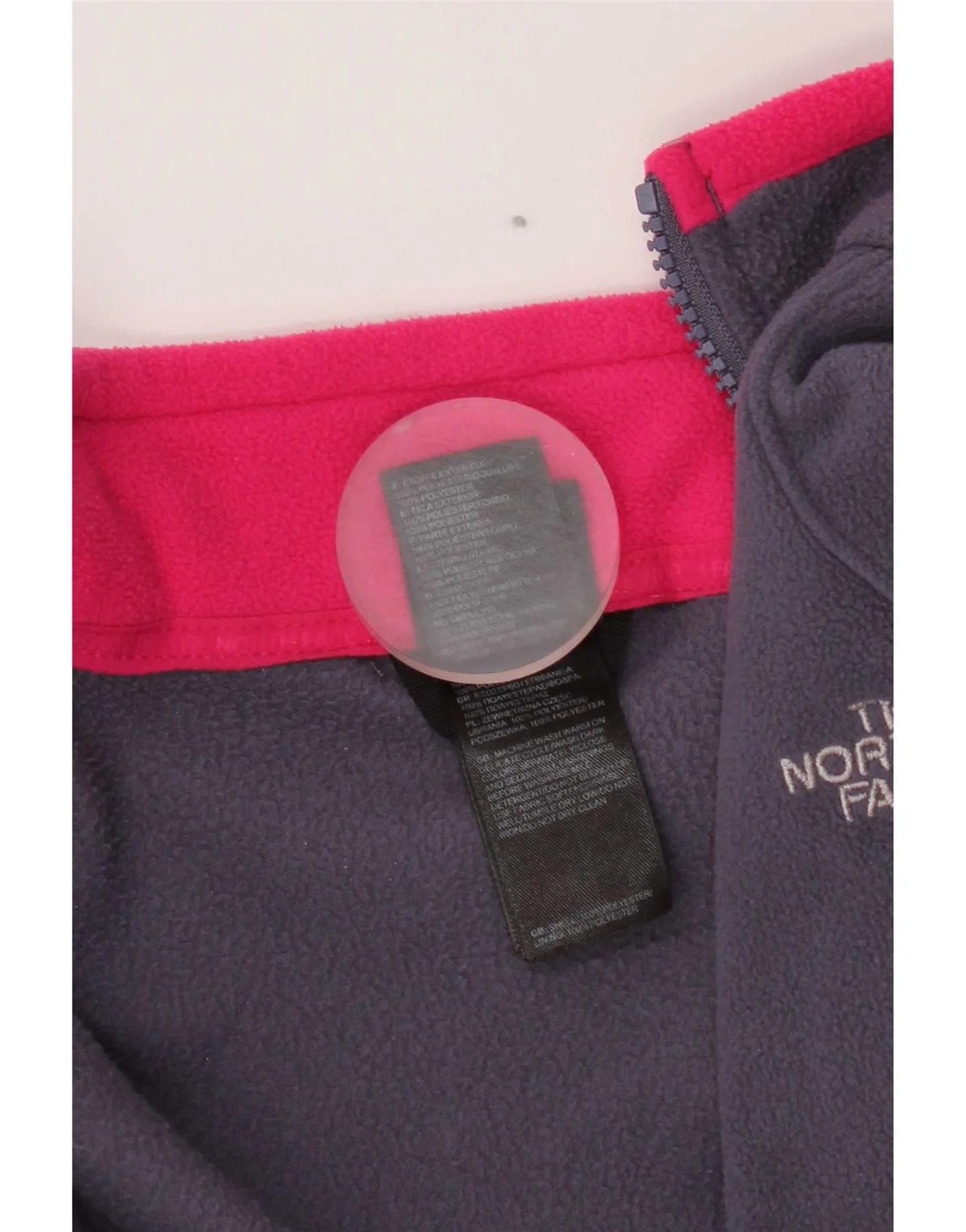 The North Face Womens Fleece Jacket UK 18 XL Purple Polyester - Image 4
