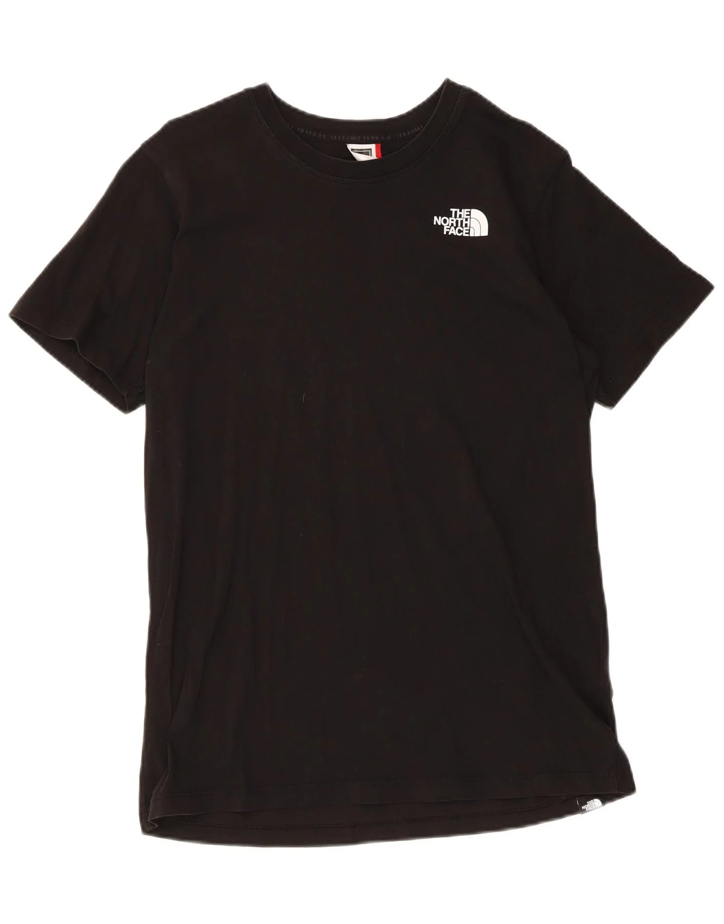 The North Face Womens Graphic T-Shirt Top UK 12 Medium Black Cotton