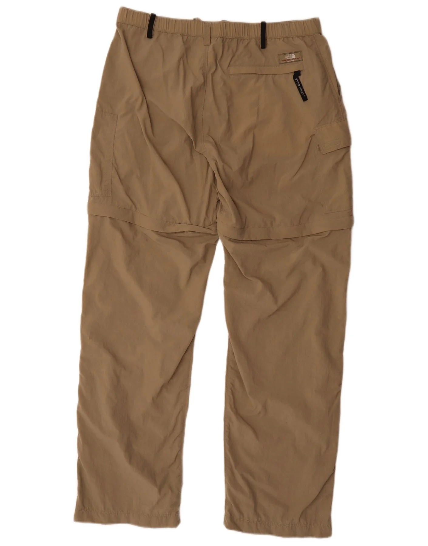 The North Face Womens Hiking Cargo Trousers Large W32 L30 Beige Nylon - Image 2