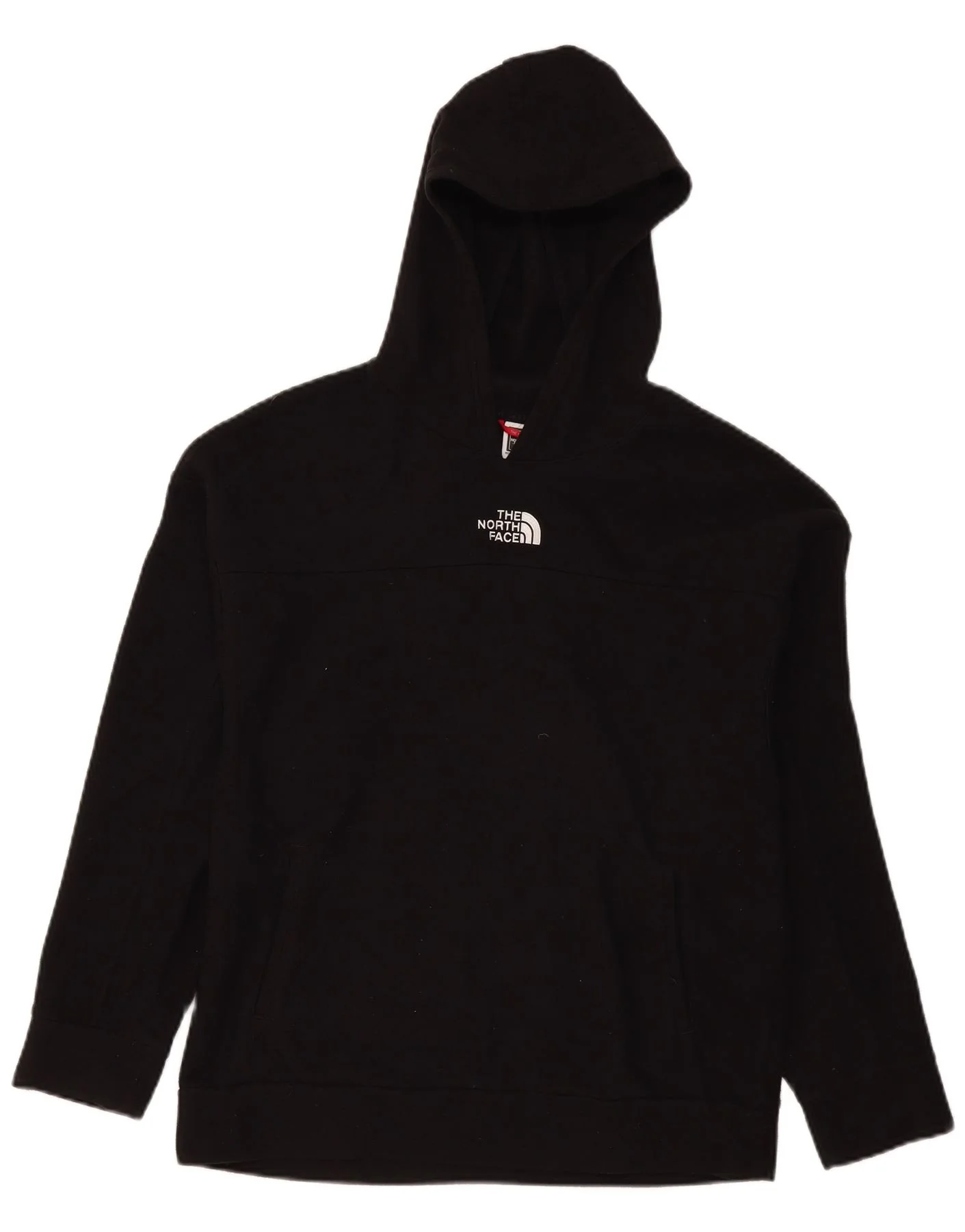 The North Face Womens Hoodie Jumper UK 16 Large Black Polyester