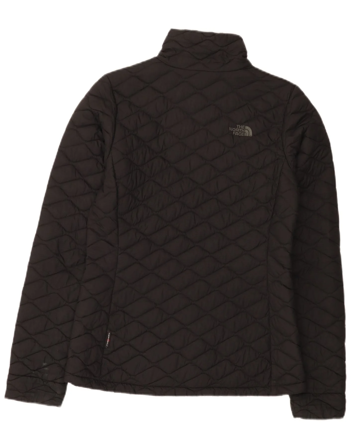 The North Face Womens Quilted Jacket UK 10 Small Black Nylon - Image 2