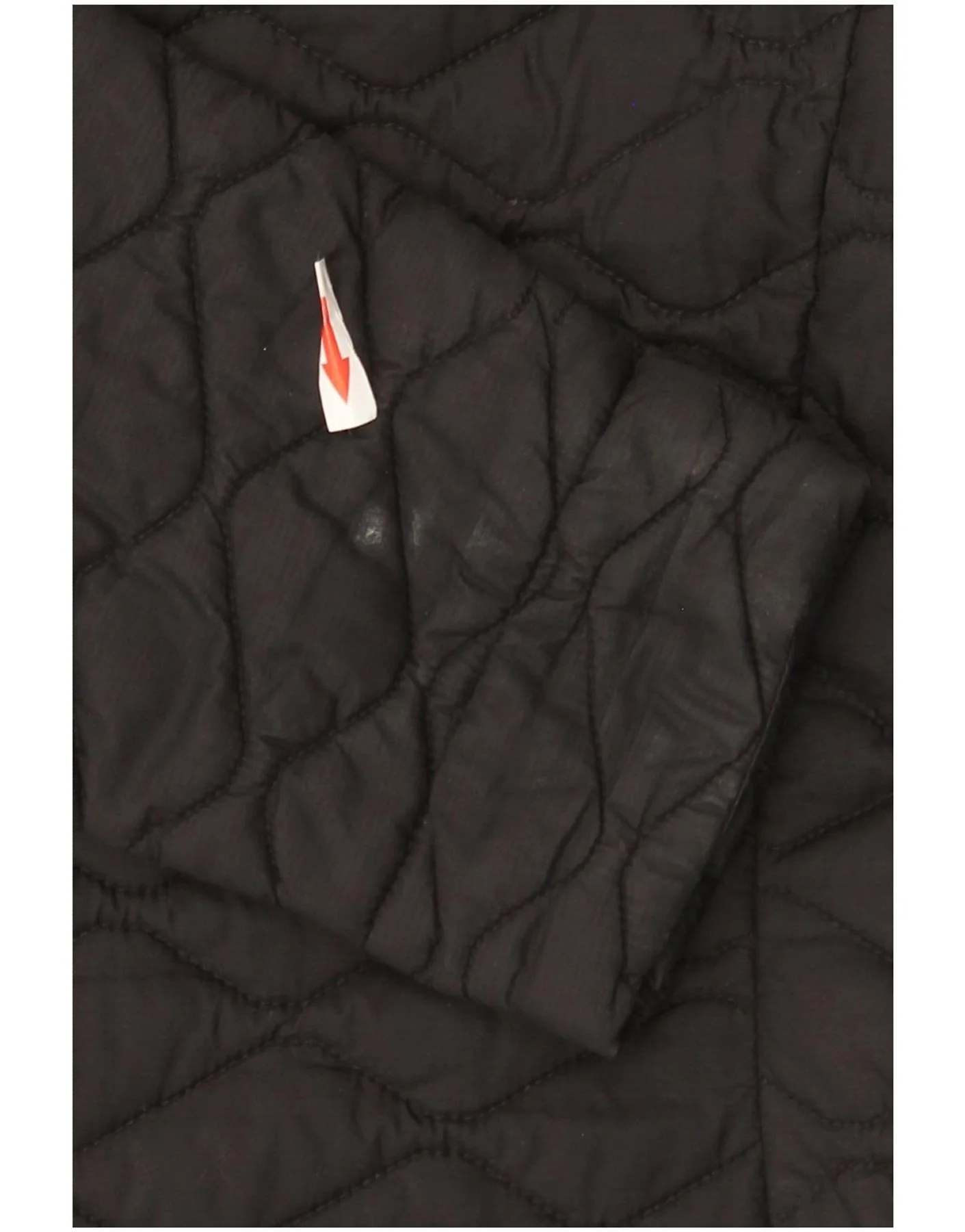 The North Face Womens Quilted Jacket UK 10 Small Black Nylon - Image 3