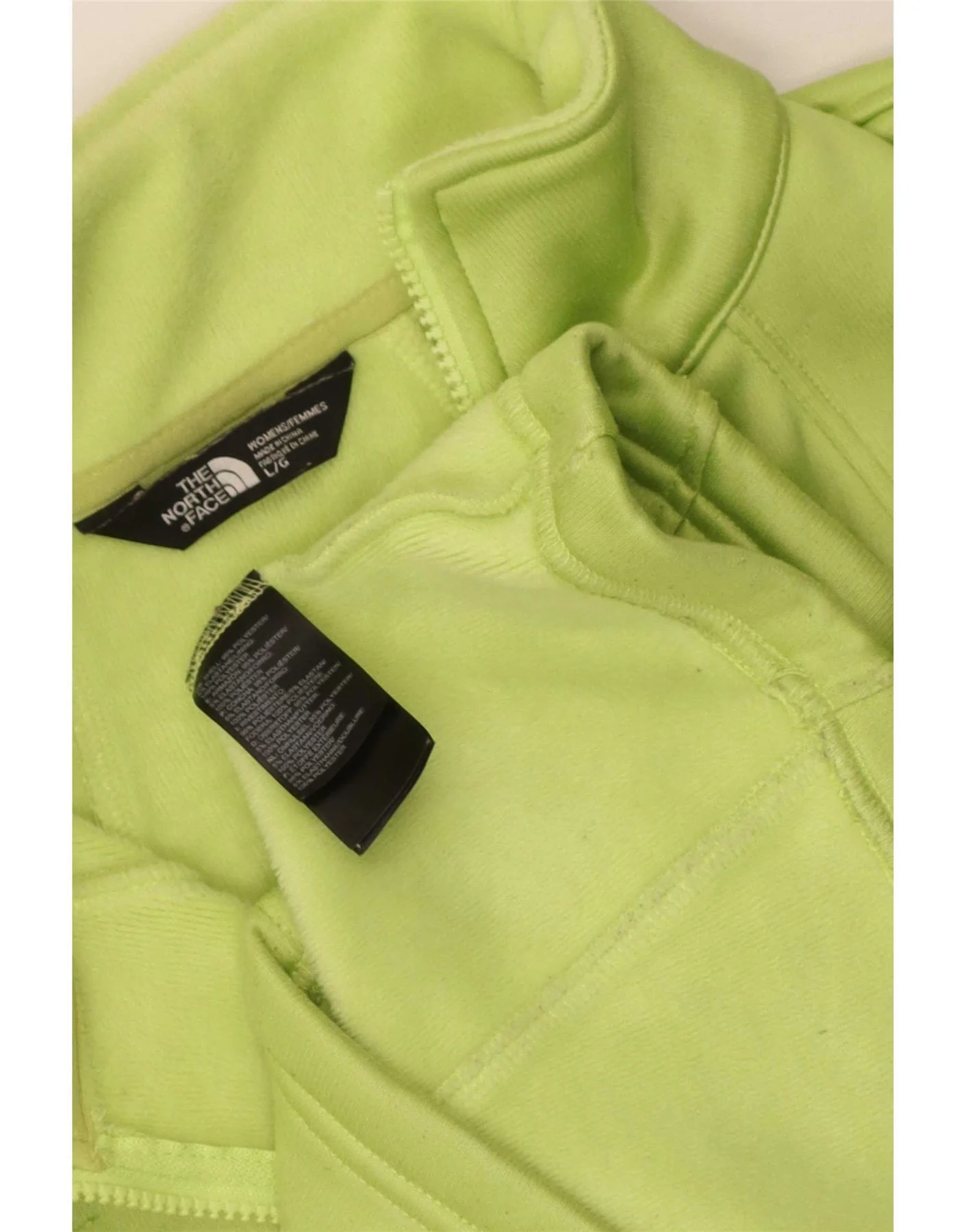 The North Face Womens Tracksuit Top Jacket UK 14 Large Green Polyester - Image 3