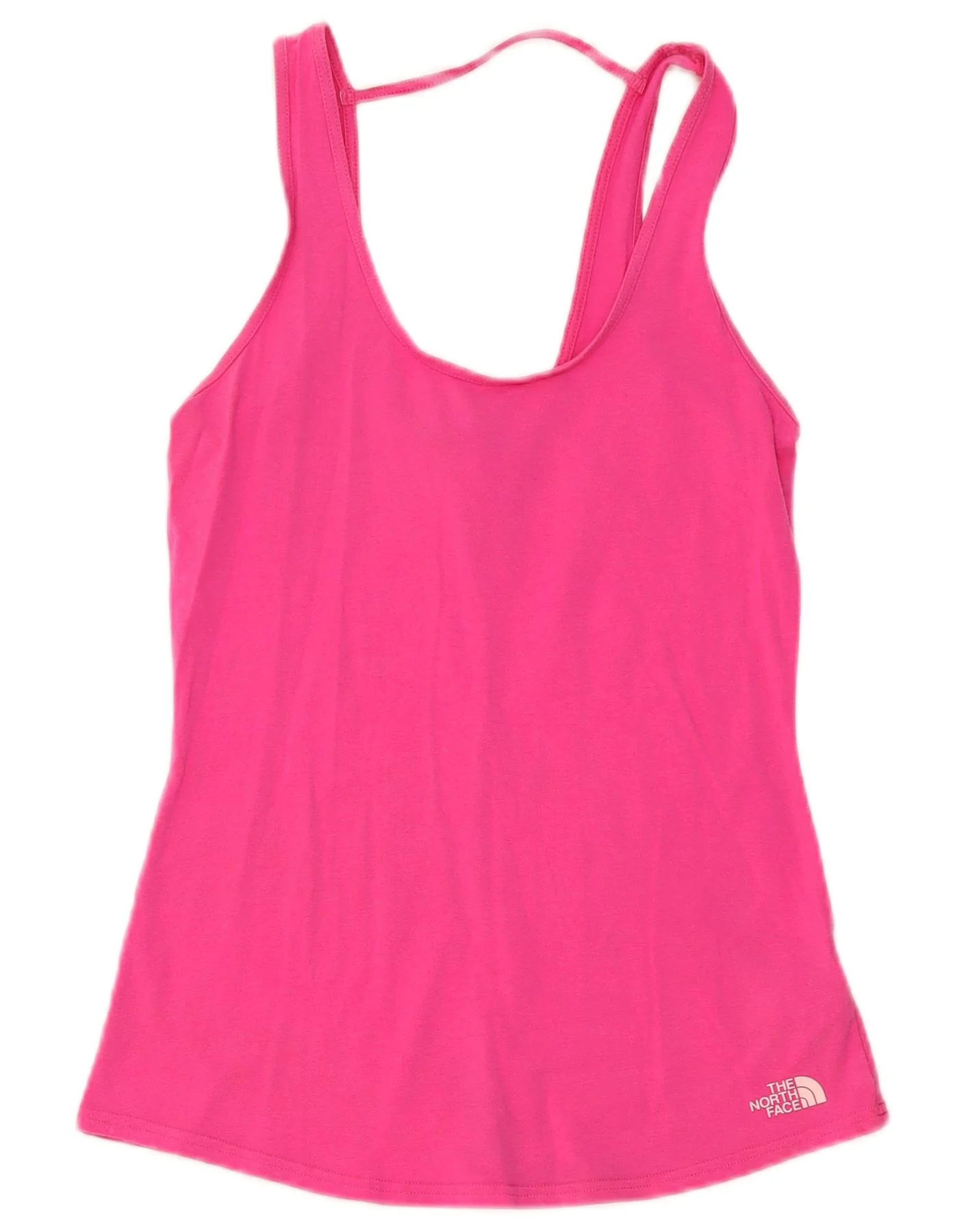 The North Face Womens Vest Top UK 8 Small Pink Cotton