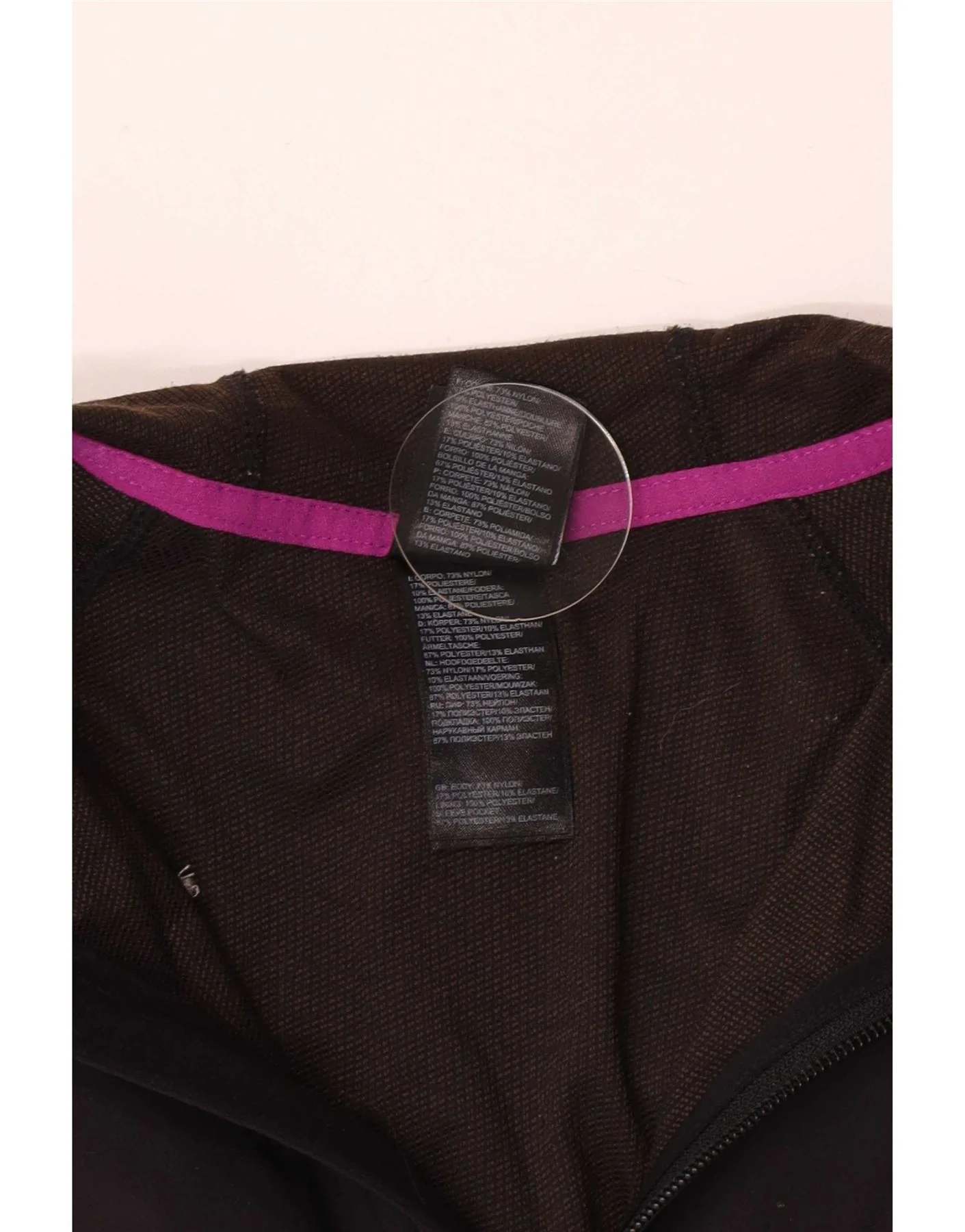 The North Face Womens Zip Hoodie Sweater UK 10 Small Black Nylon - Image 3