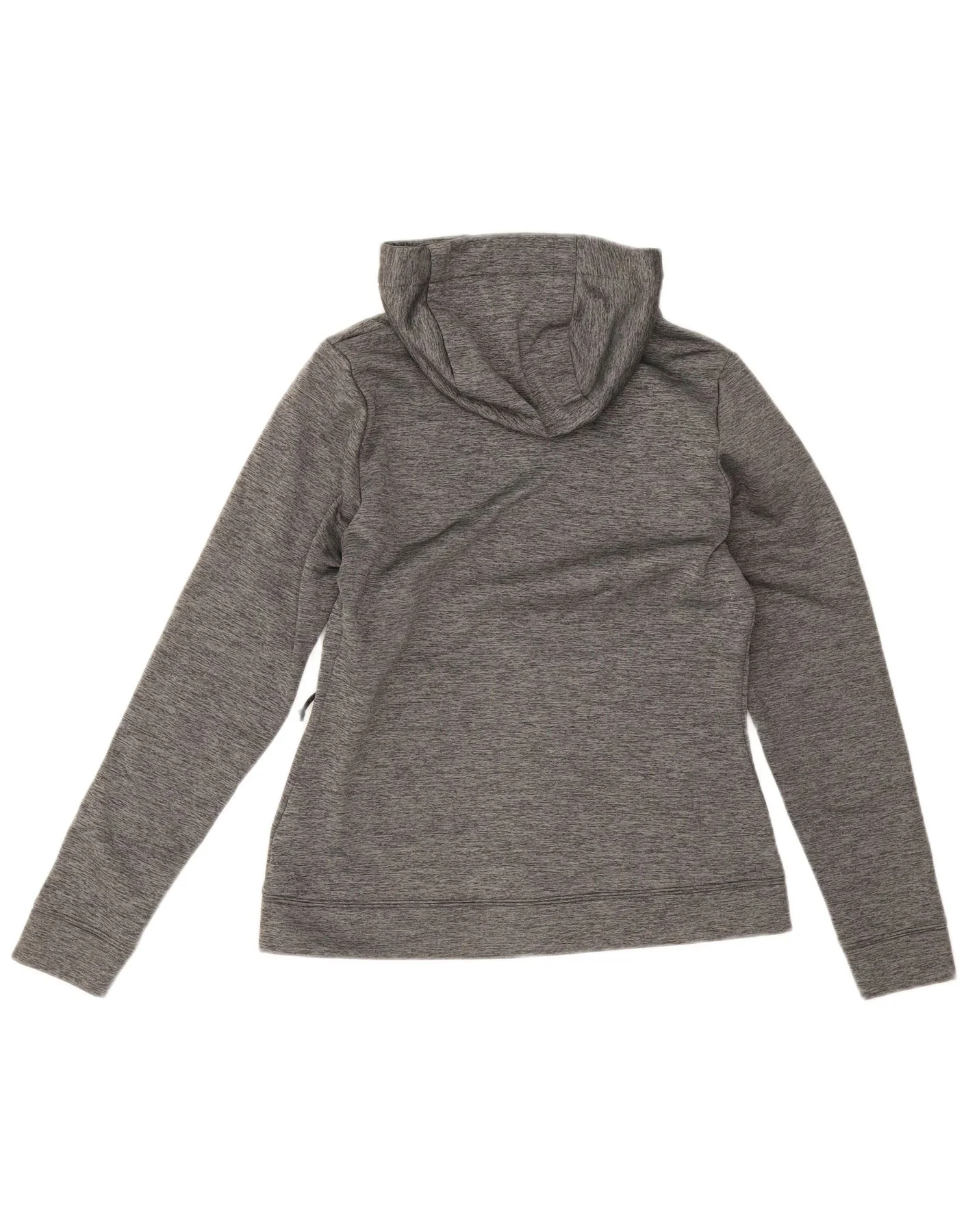 The North Face Womens Zip Hoodie Sweater UK 12 Medium Grey Polyester - Image 2
