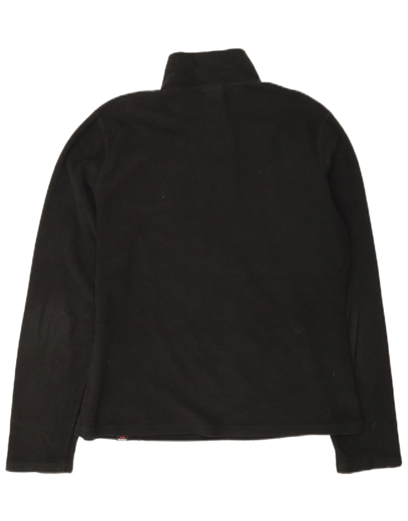 The North Face Womens Zip Neck Fleece Jumper UK 14 Medium Black Polyester - Image 2