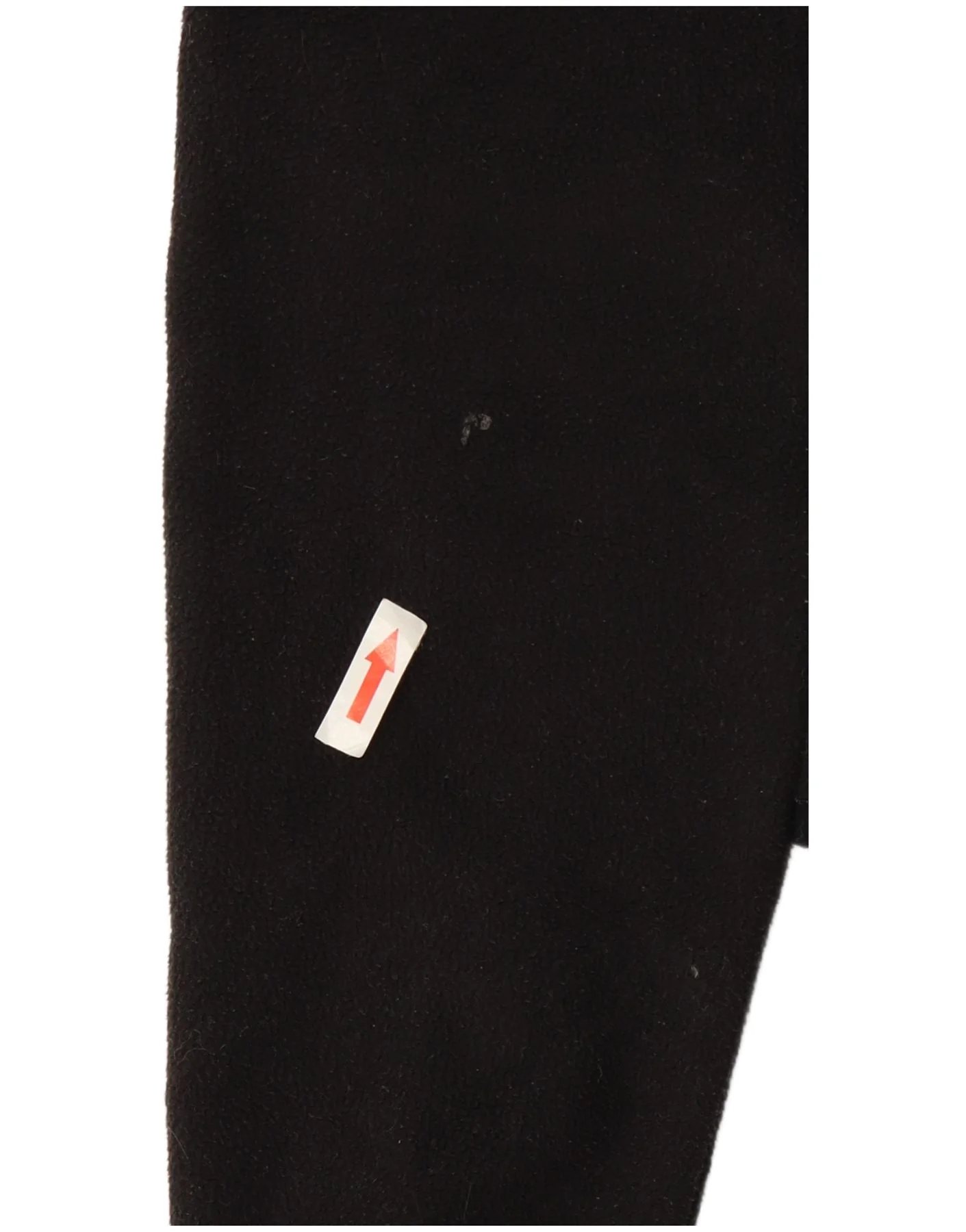 The North Face Womens Zip Neck Fleece Jumper UK 16 Large Black Polyester - Image 3
