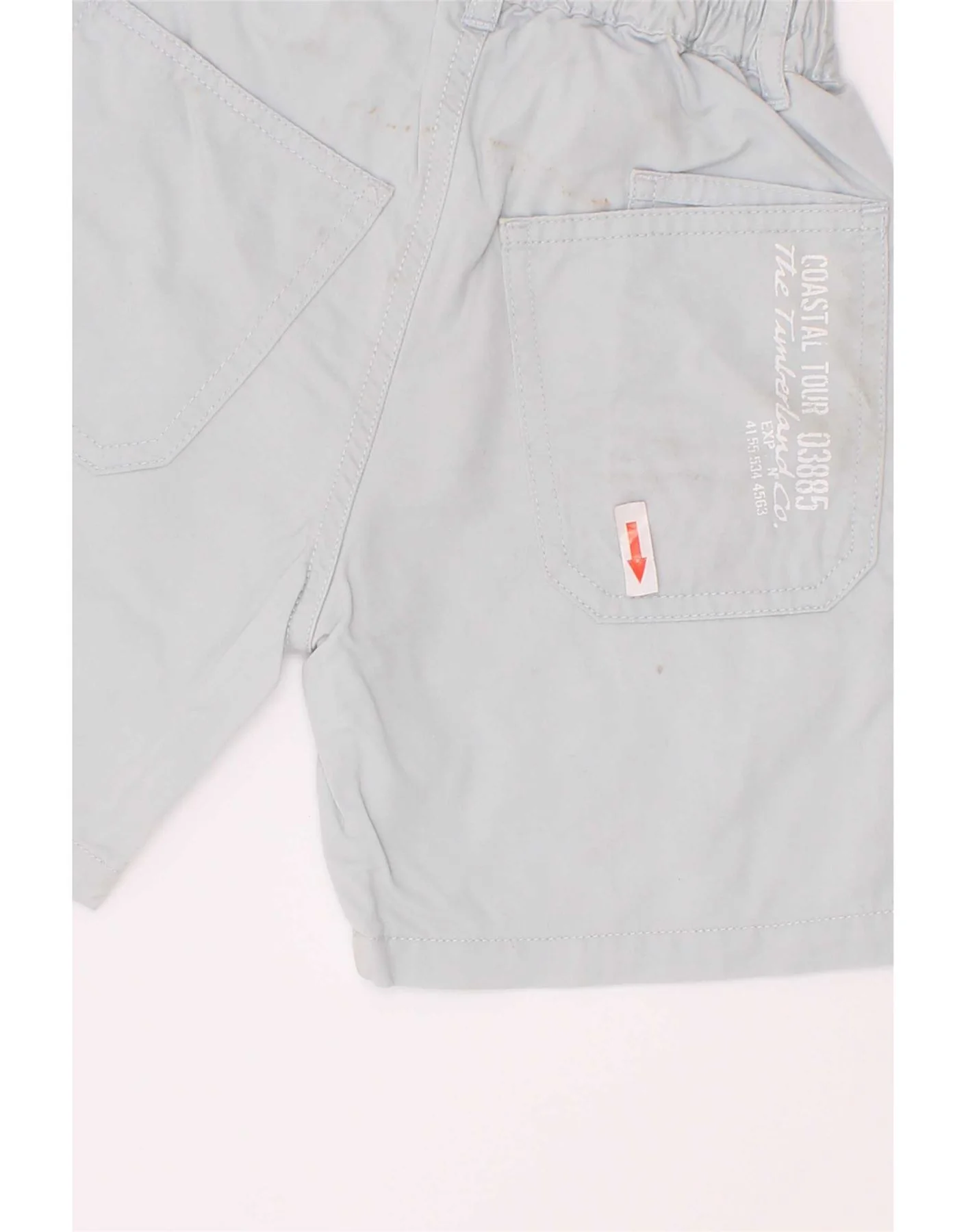 Timberland Baby Boys Chino Shorts 12-18 Months W18 Blue Cotton - Image 3