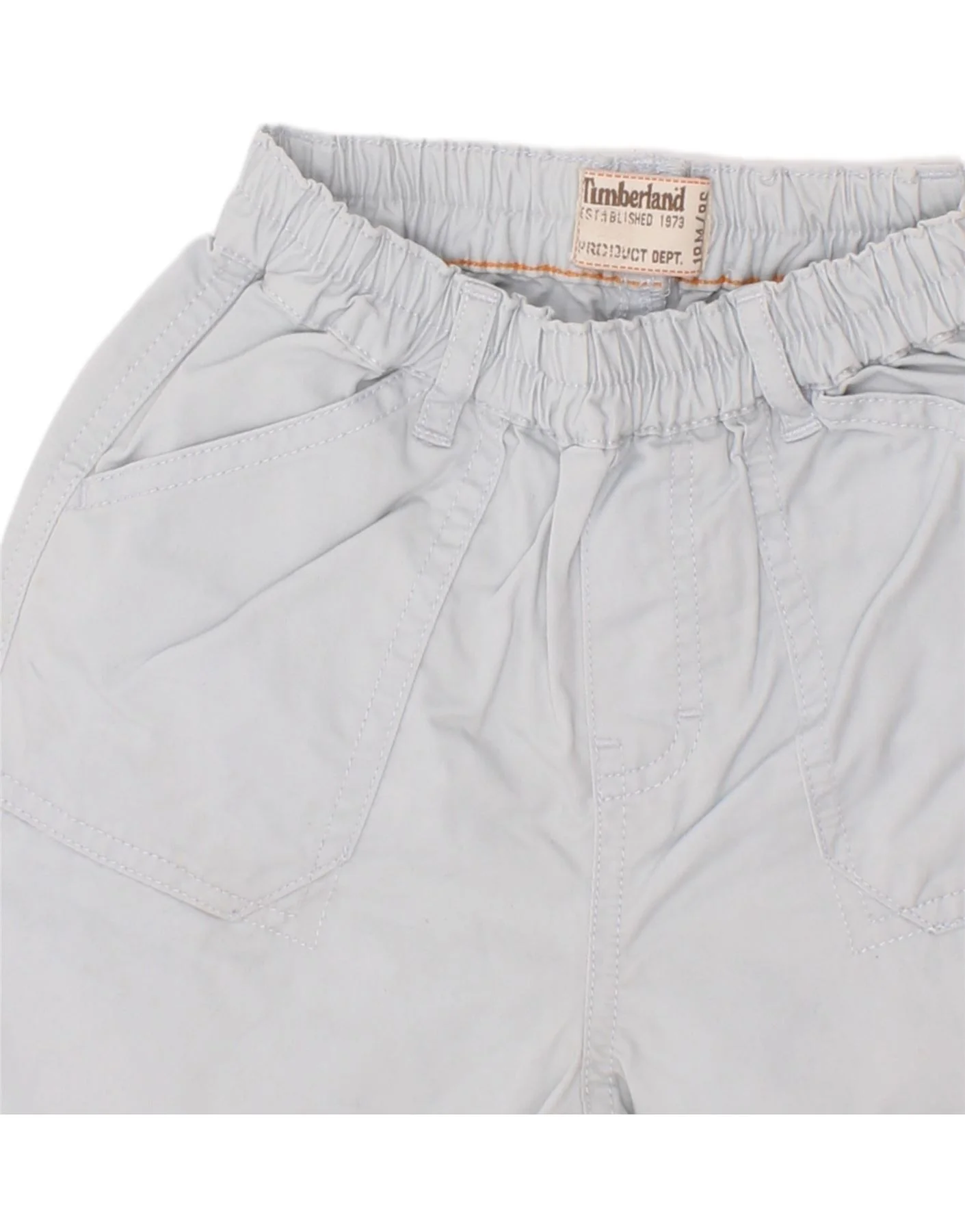 Timberland Baby Boys Chino Shorts 12-18 Months W18 Blue Cotton - Image 6
