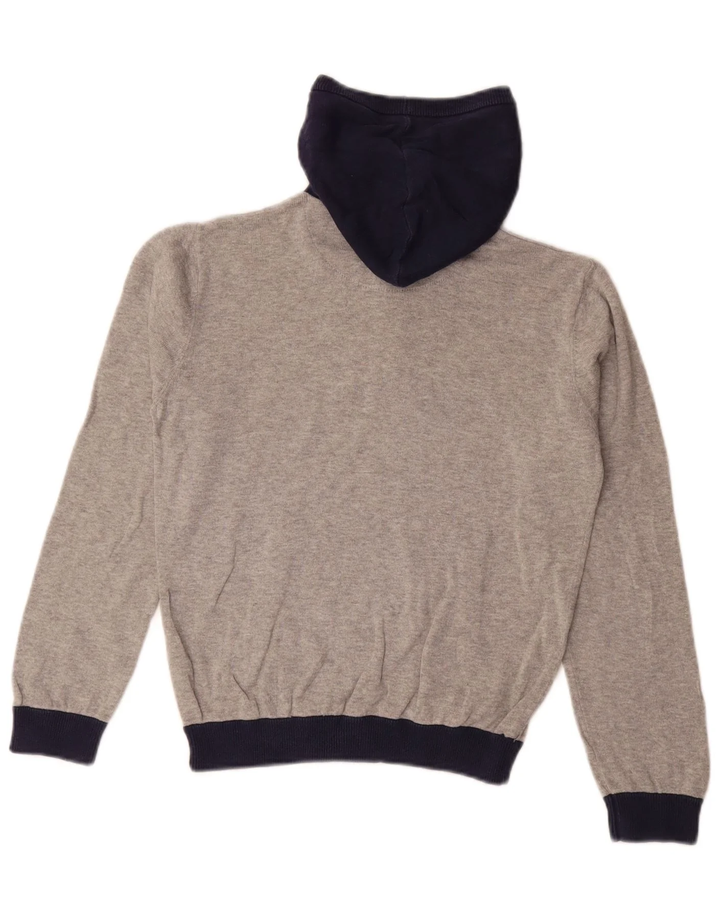 Timberland Boys Graphic Hooded Jumper 11-12 Years XS Grey Colourblock - Image 2