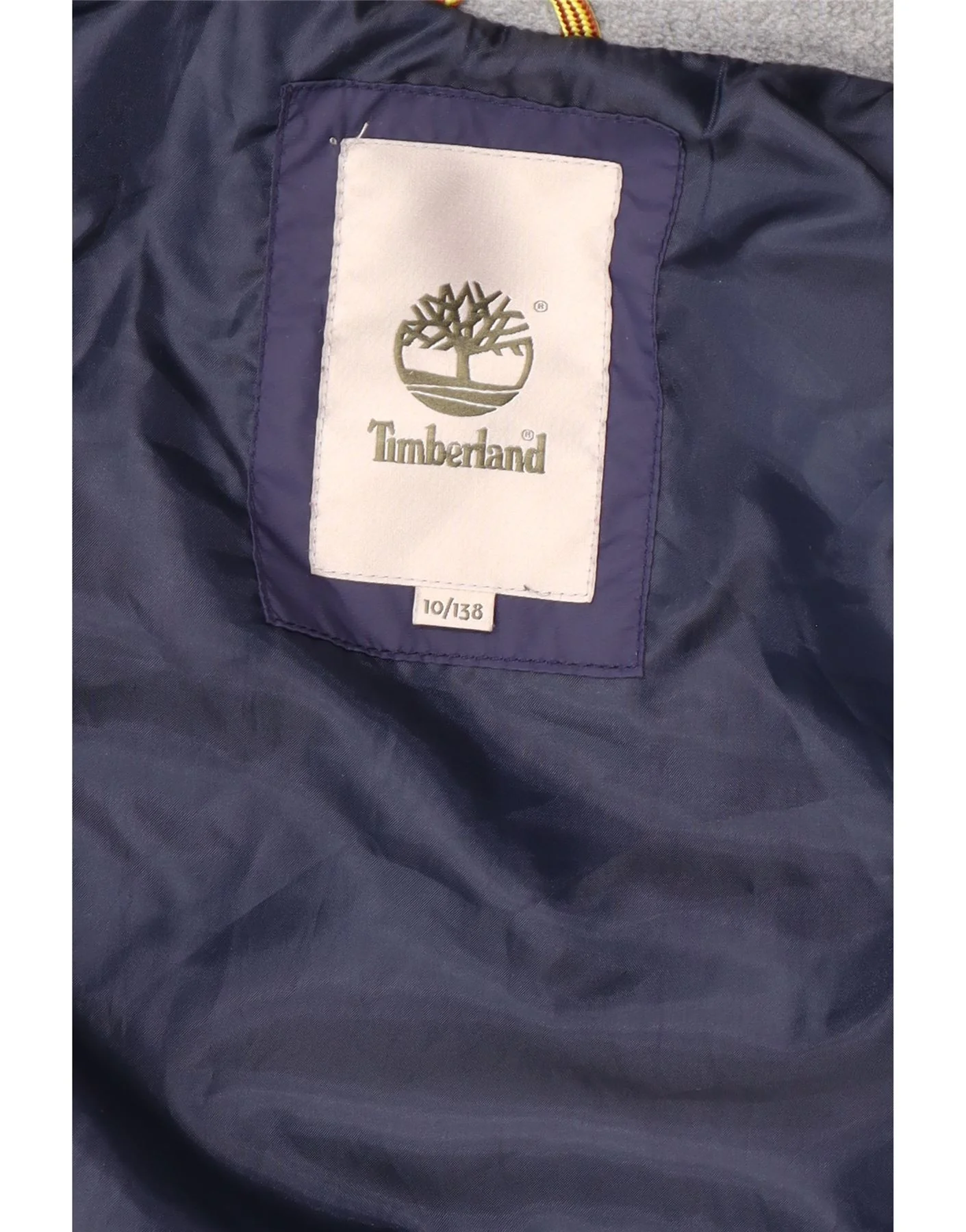 Timberland Boys Padded Gilet 9-10 Years Navy Blue Polyester - Image 4