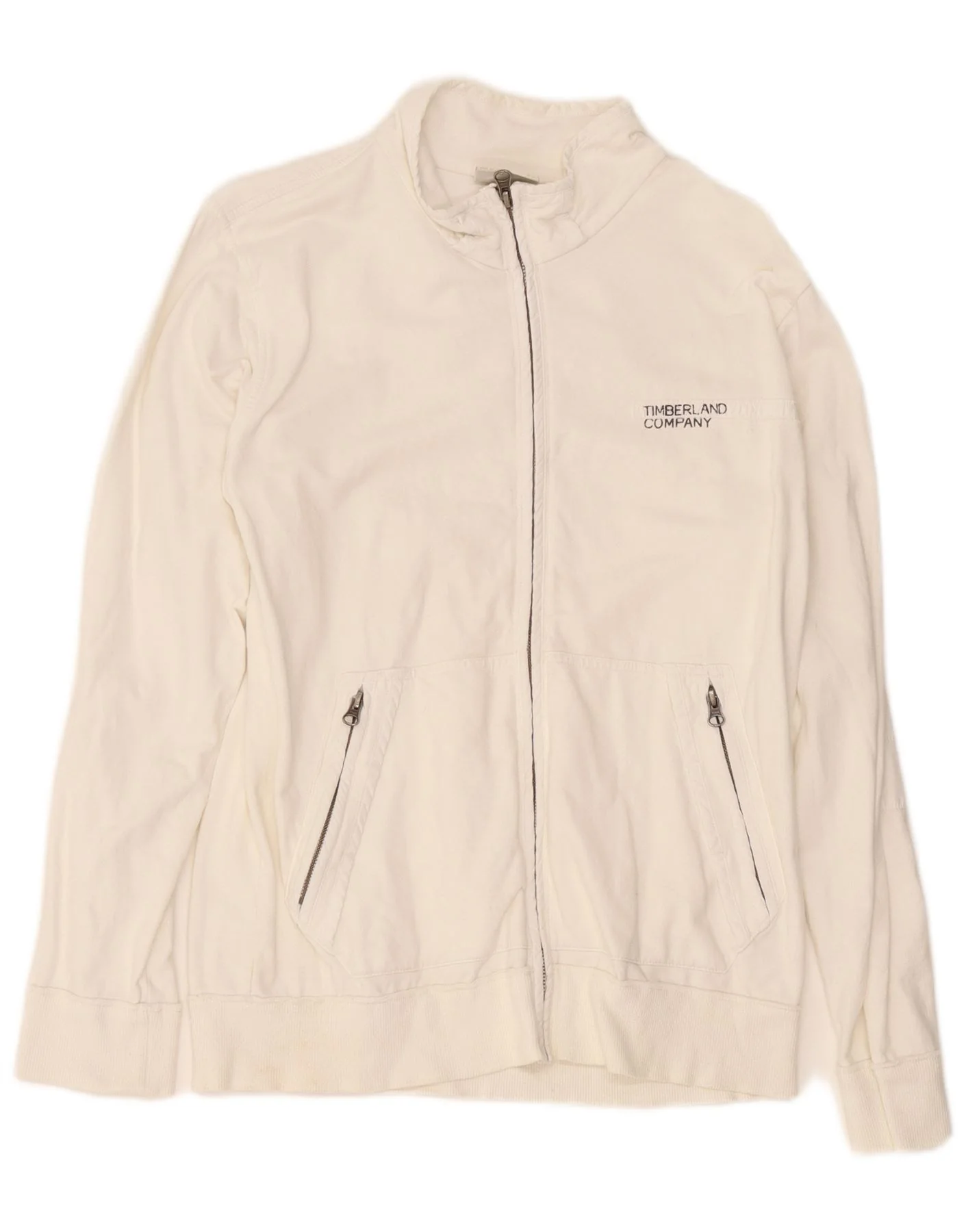 Timberland Girls Tracksuit Top Jacket 13-14 Years White Cotton