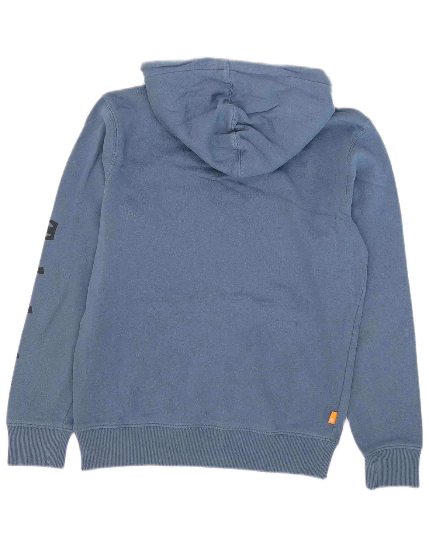 Timberland Mens Graphic Regular Fit Hoodie Jumper Small Blue Cotton - Image 2