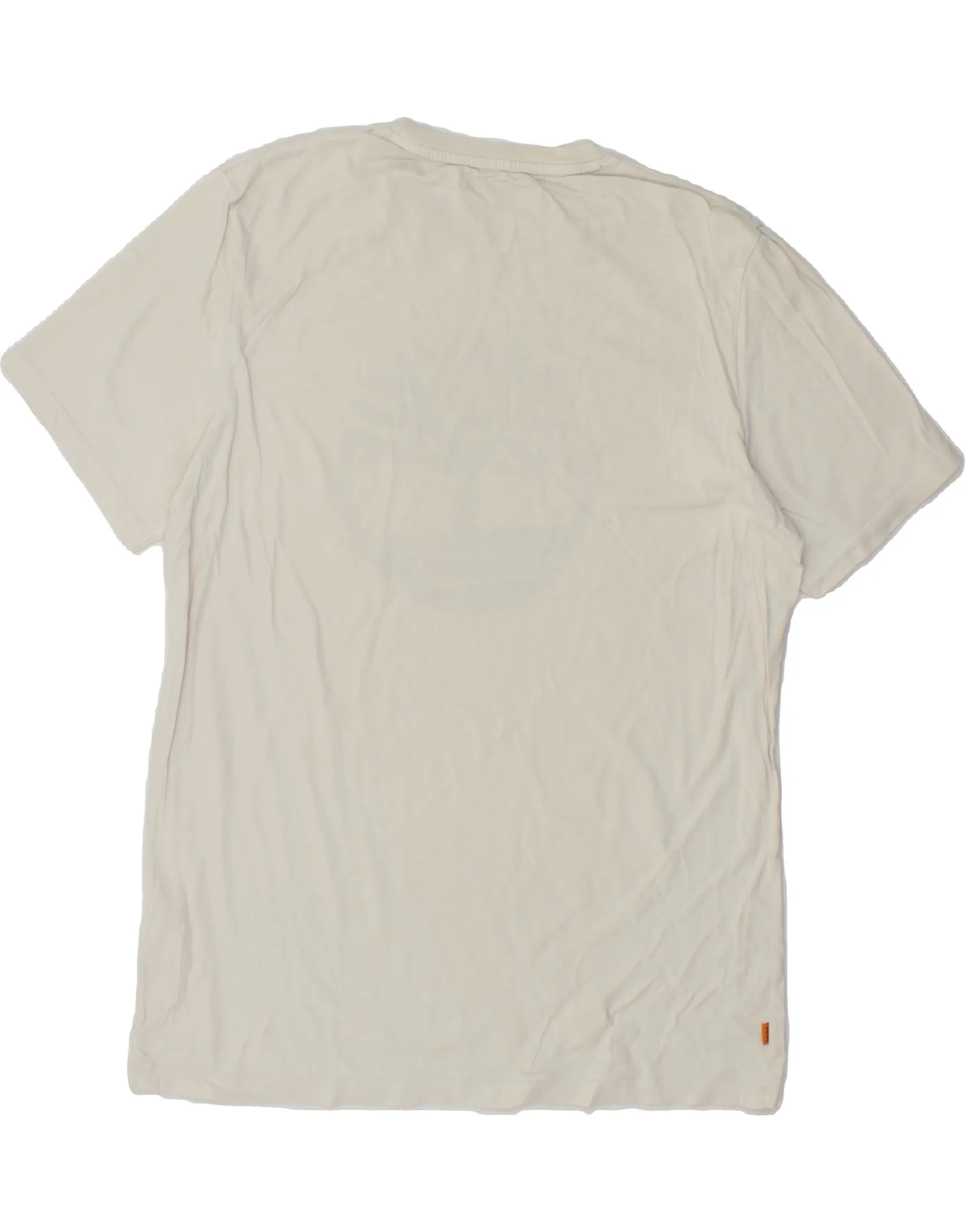 TIMBERLAND Mens Graphic T-Shirt Top Large White - Image 2