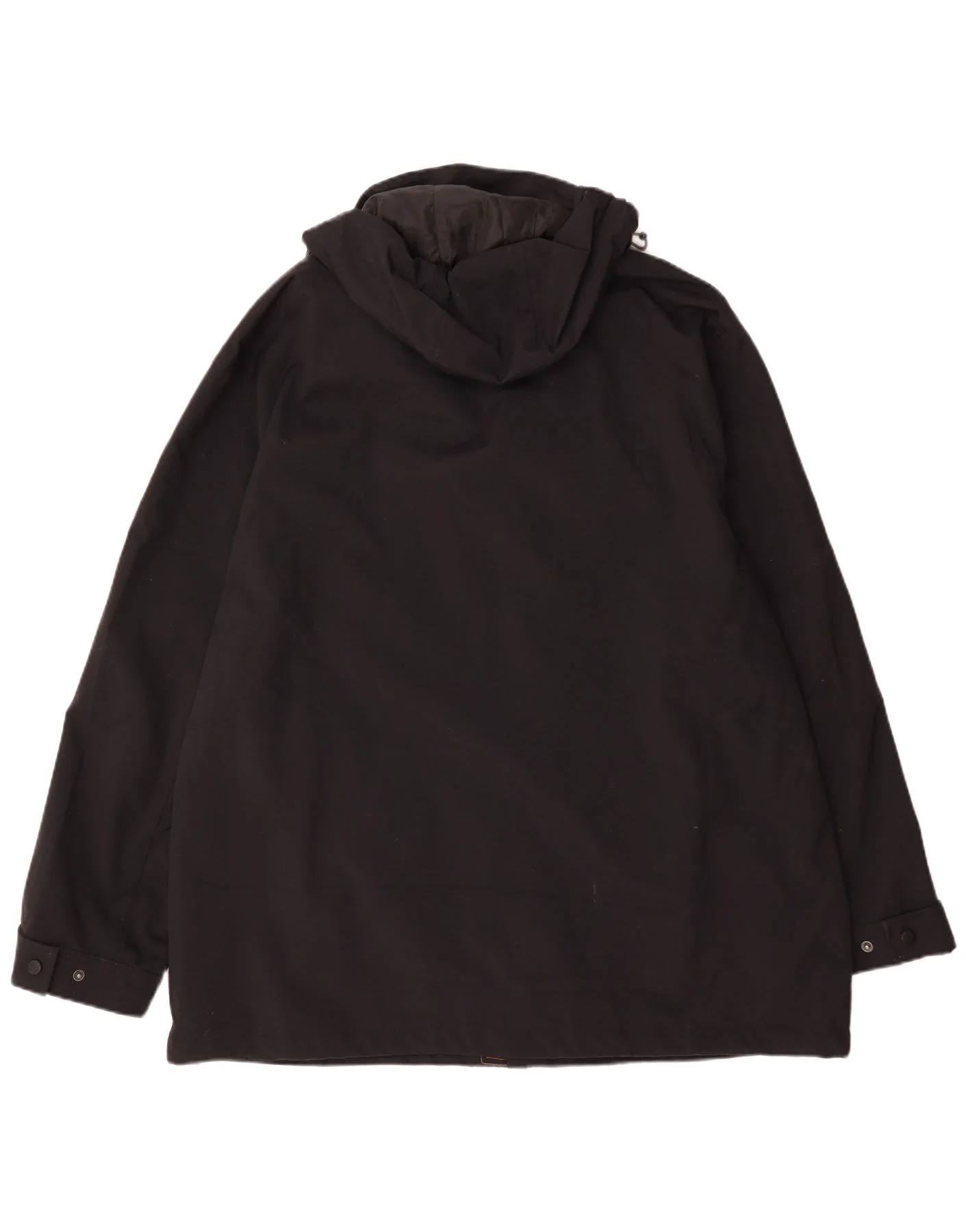 Timberland Mens Hooded Windbreaker Jacket UK 44 2XL Black Polyamide - Image 2