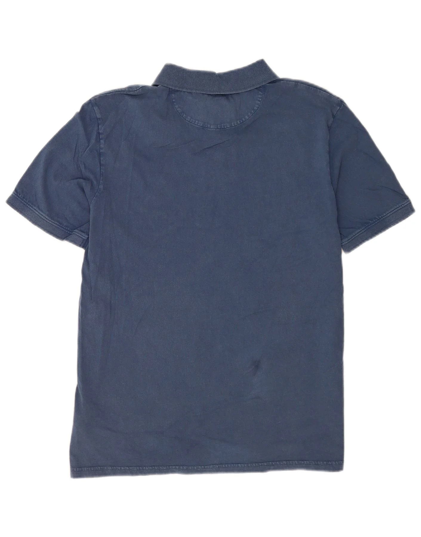 Timberland Mens Regular Fit Polo Shirt Small Blue Cotton - Image 2