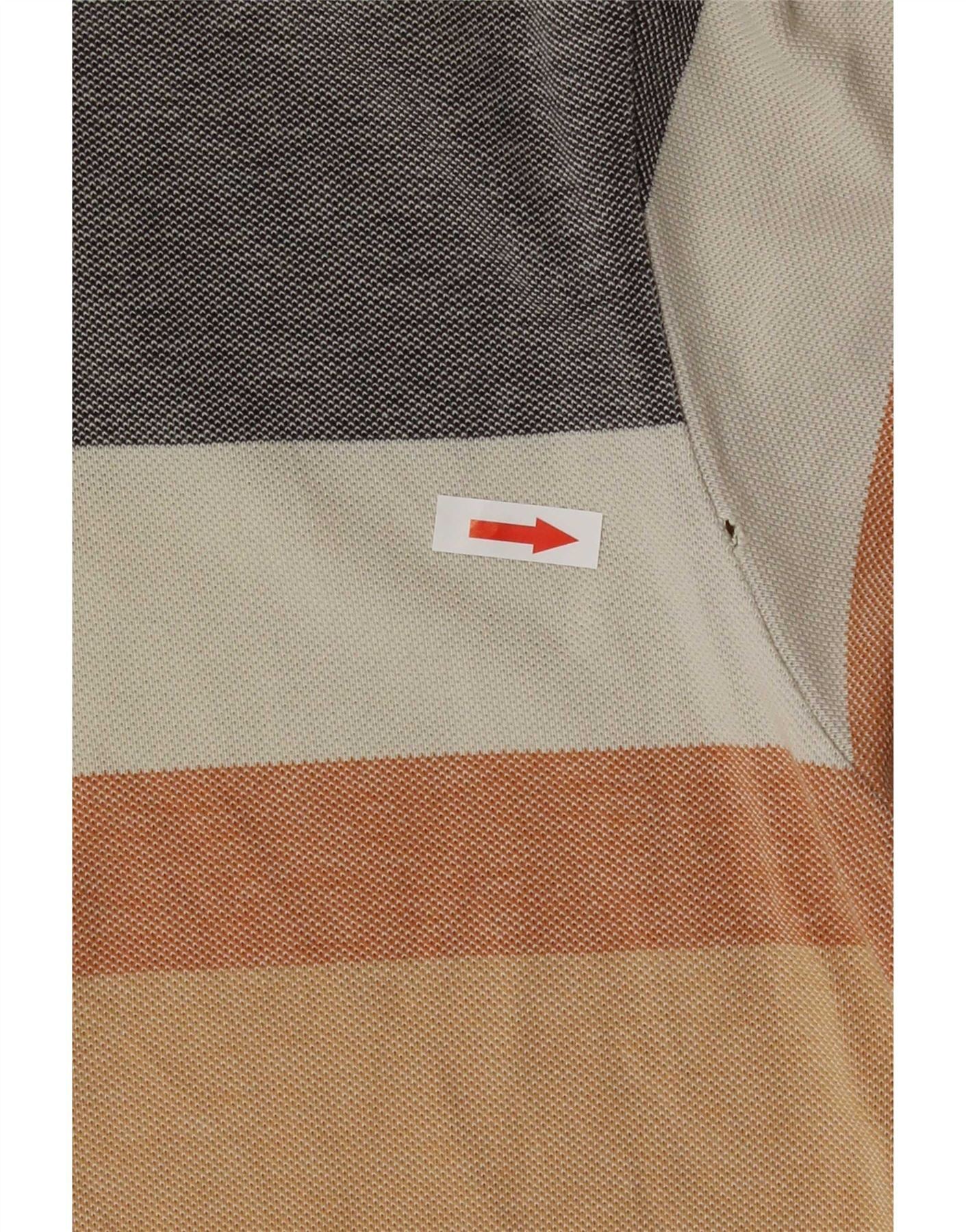 Timberland Mens Regular Fit Polo Shirt XL Multicoloured Striped - Image 3