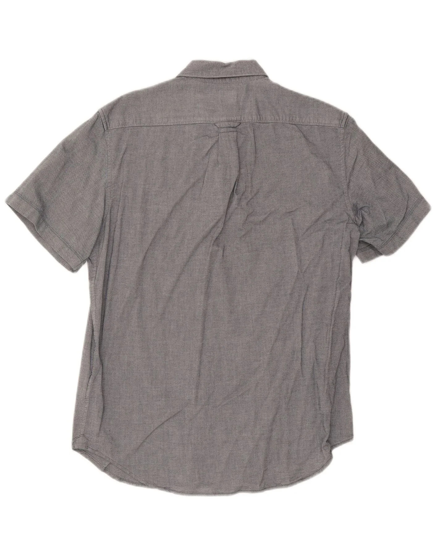Timberland Mens Short Sleeve Regular Fit Shirt Medium Grey Cotton - Image 2