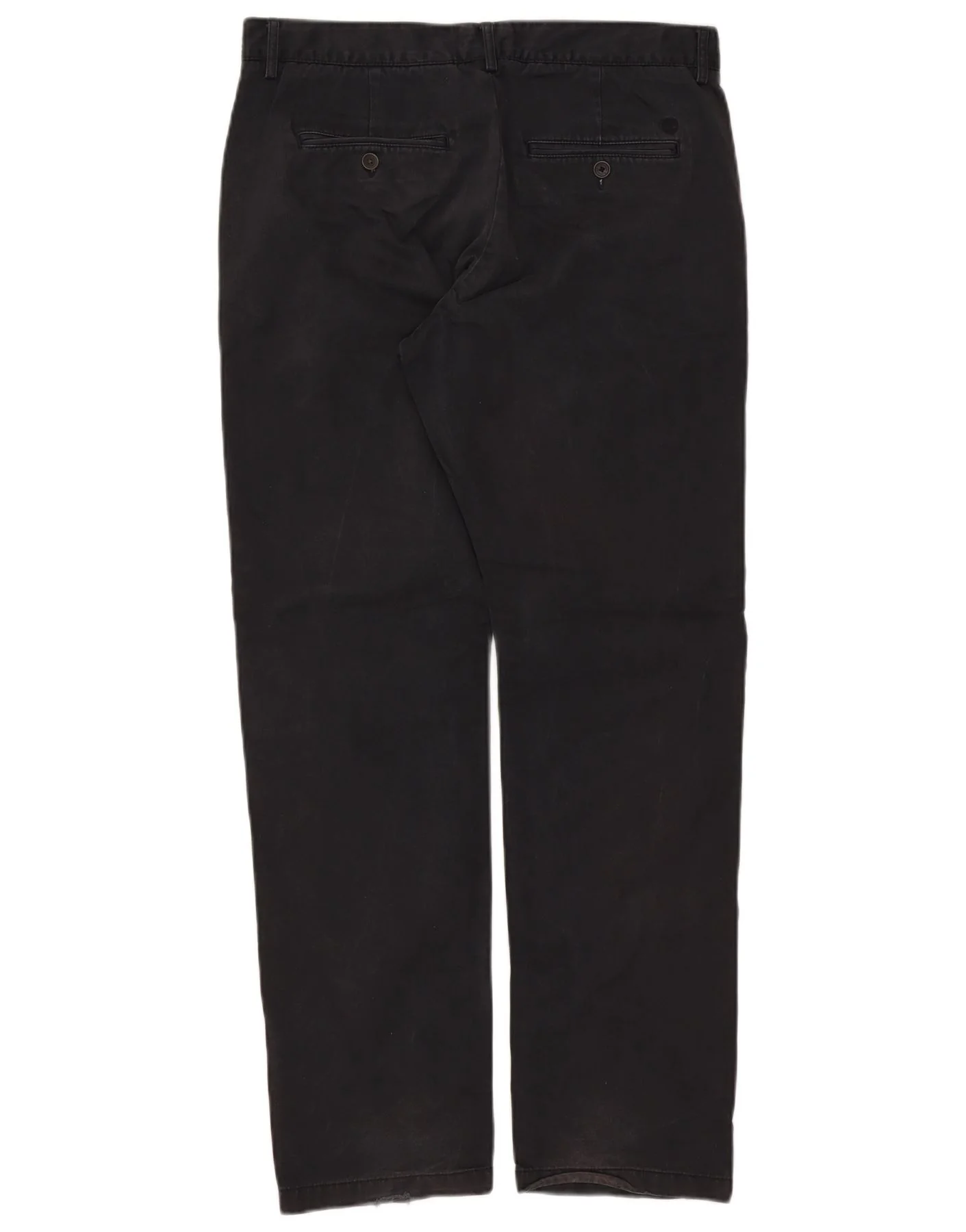 Timberland Mens Straight Chino Trousers W34 L32 Navy Blue Cotton - Image 2