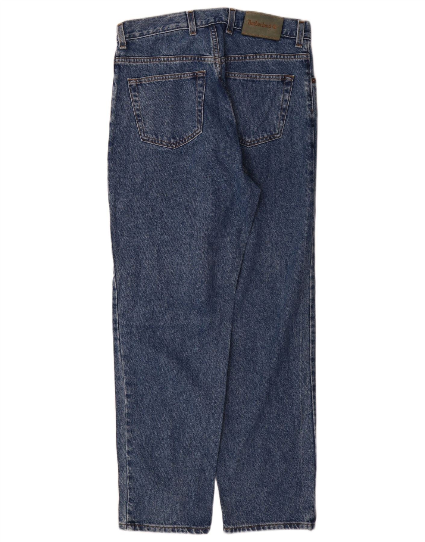 Timberland Mens Straight Jeans W31 L30 Blue Cotton - Image 2
